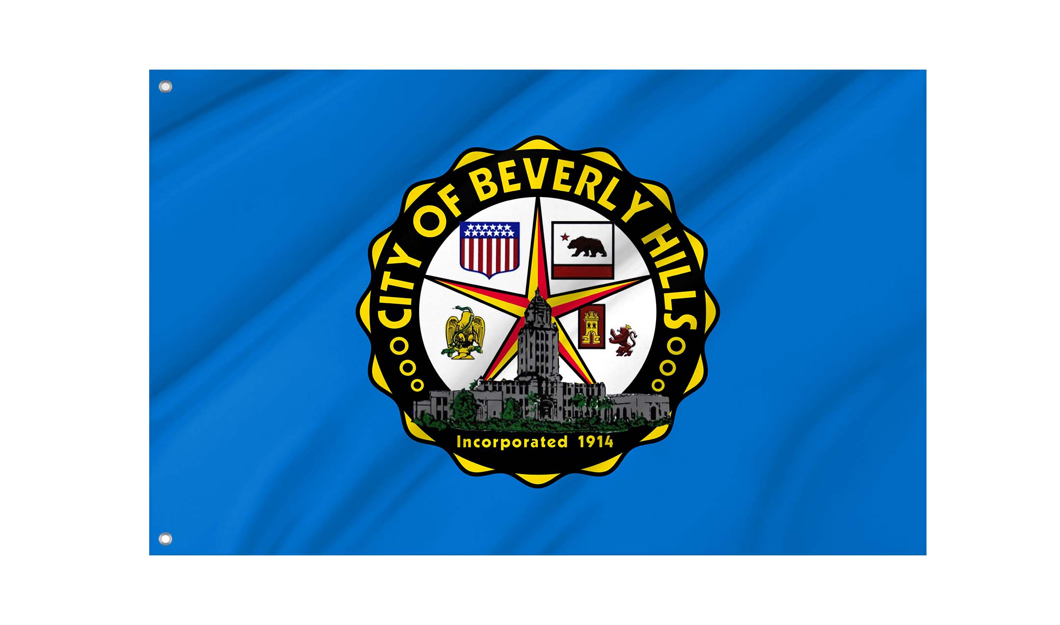 Beverly Hills Flag for Indoor & Outdoor Use