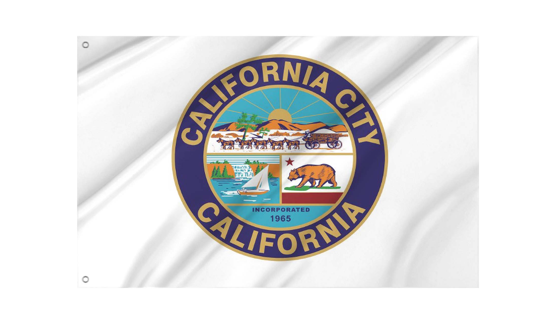 California City Flag for Indoor & Outdoor Use