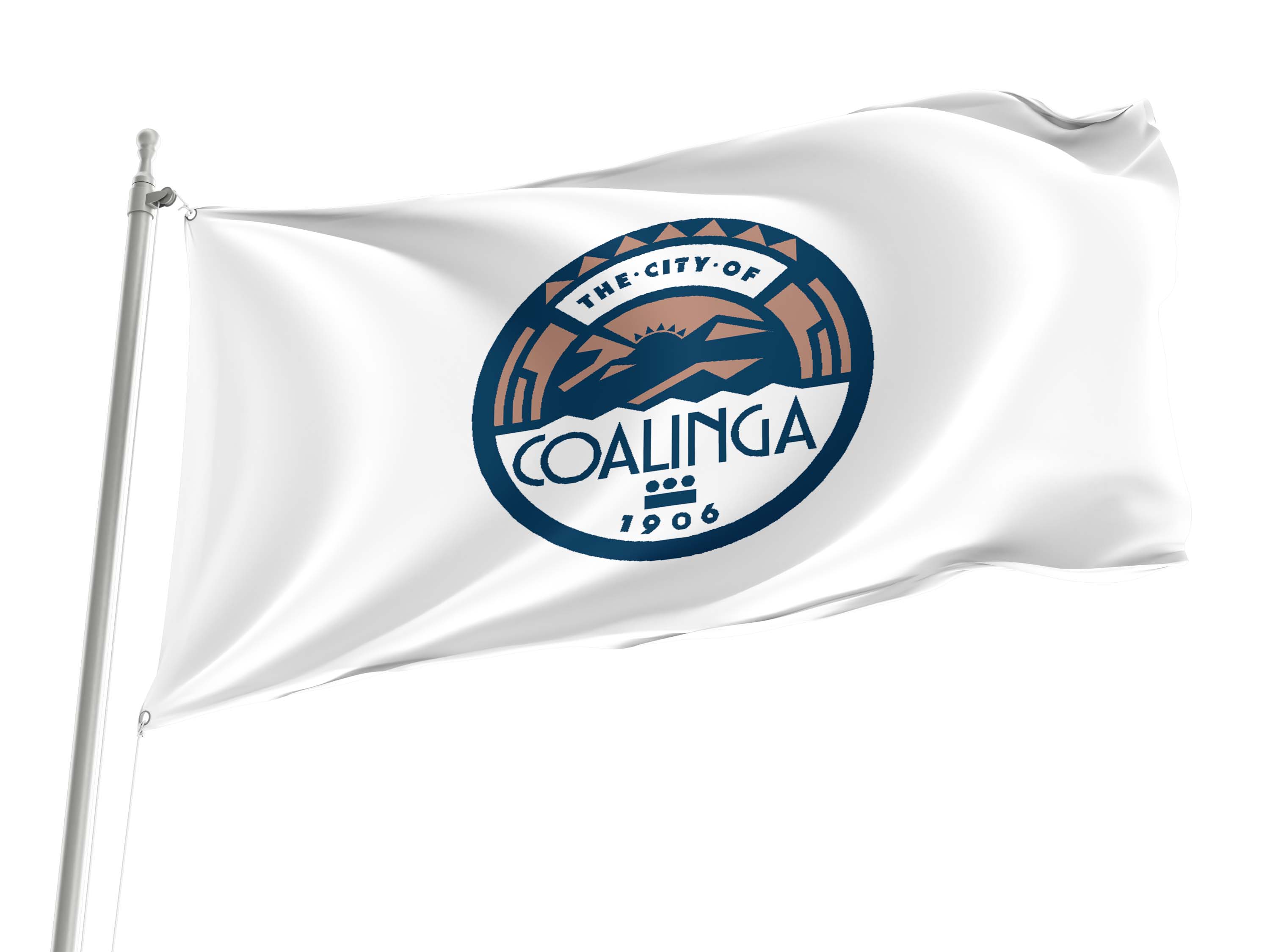 Coalinga Flag for Indoor & Outdoor Use