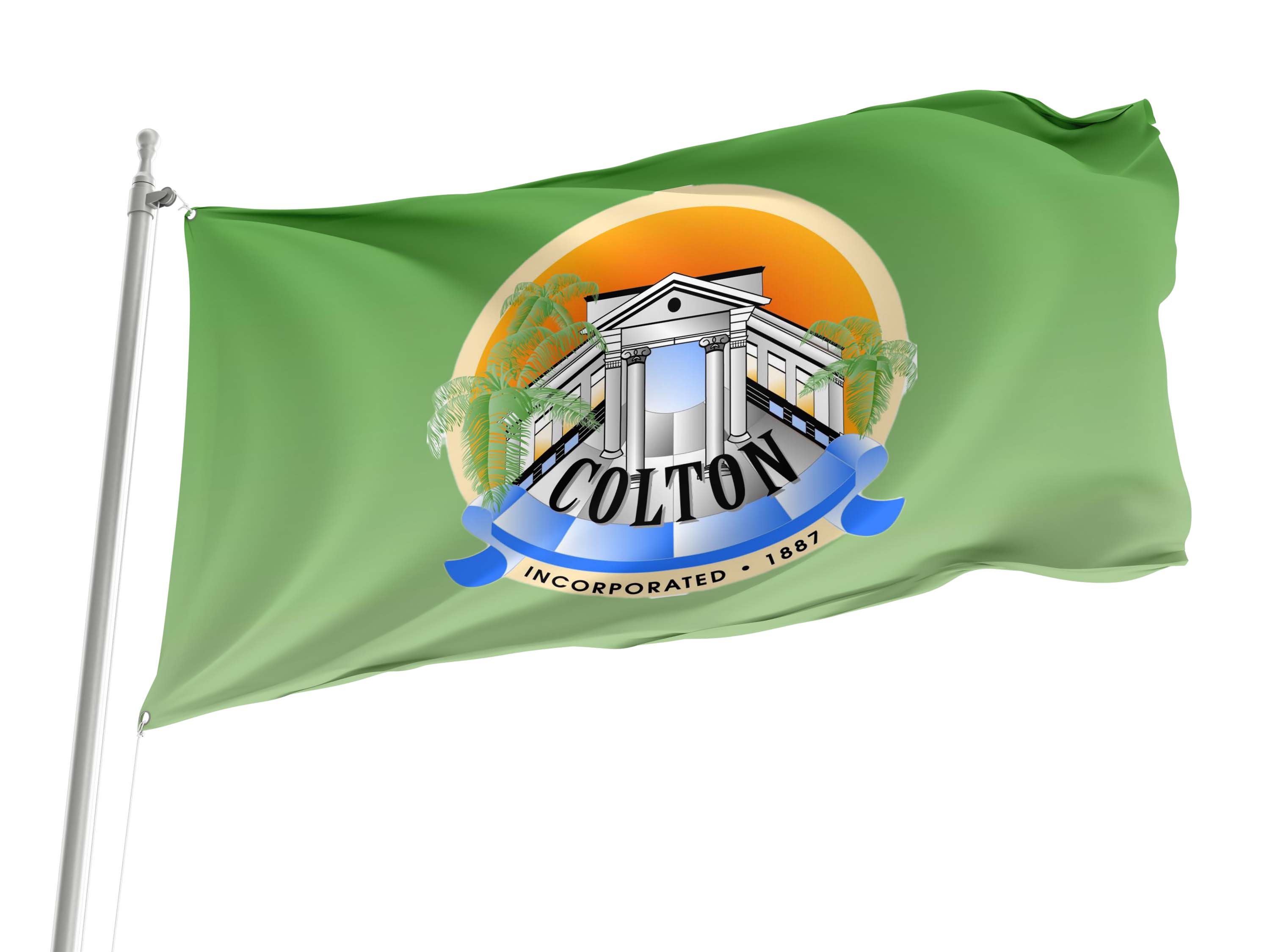 Colton Flag for Indoor & Outdoor Use