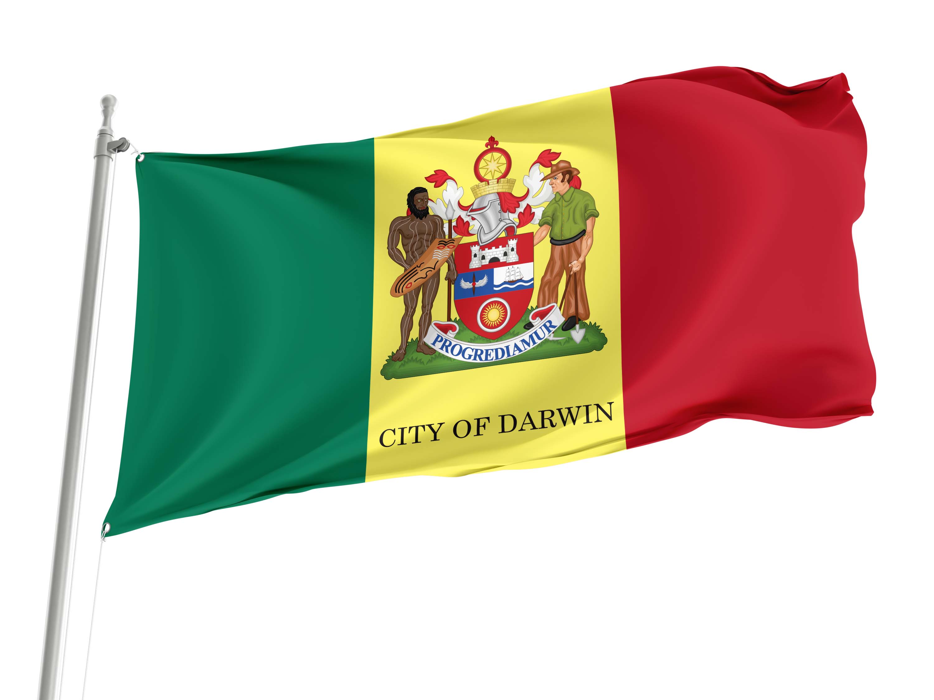 Darwin Flag for Indoor & Outdoor Use