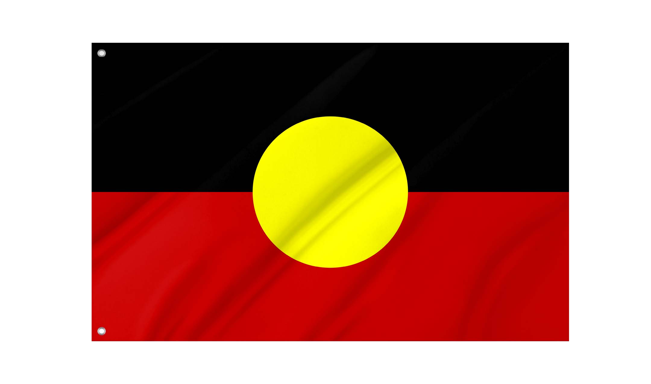 Australian Aboriginal Flag for Indoor & Outdoor Use