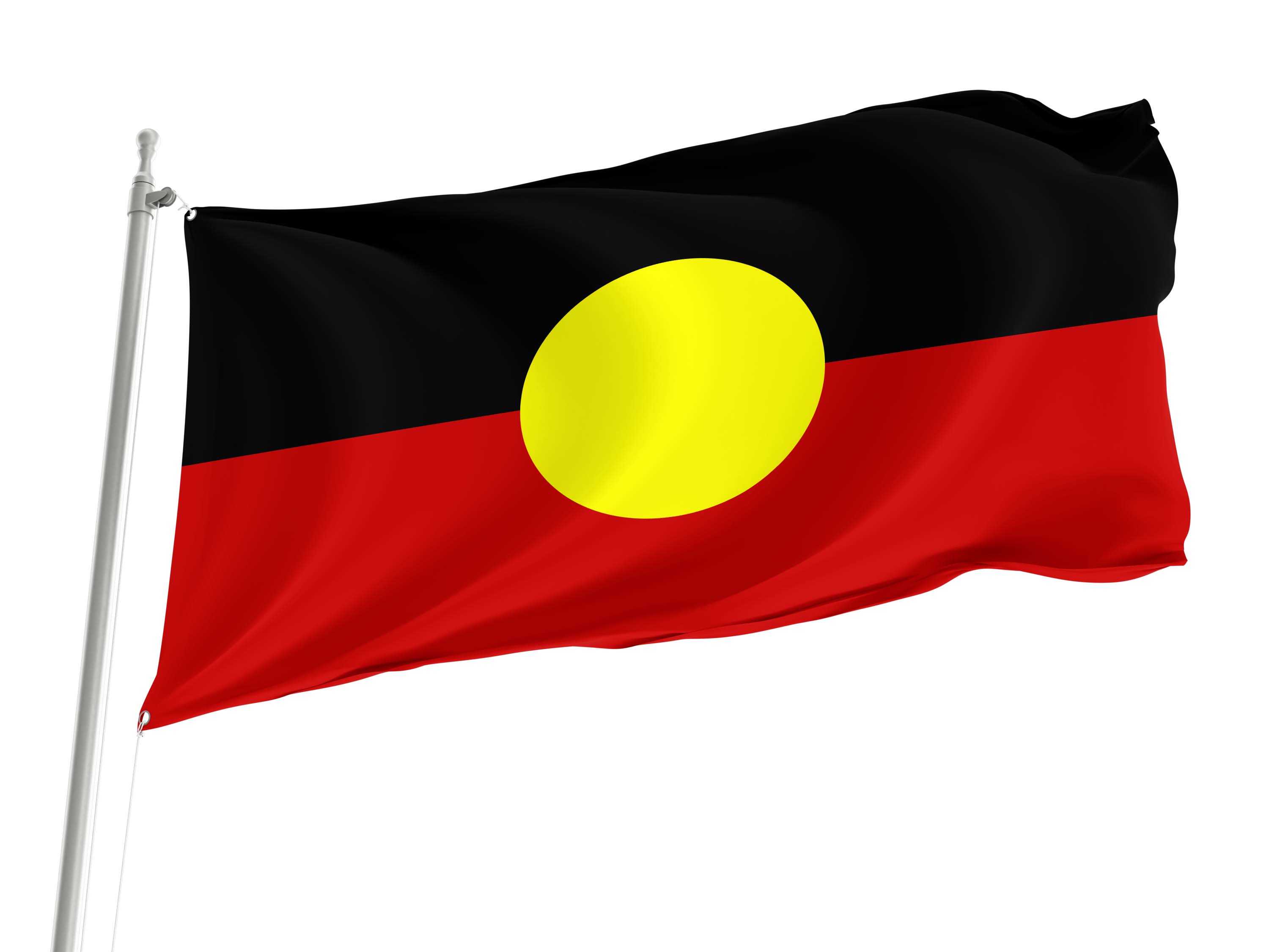 Australian Aboriginal Flag for Indoor & Outdoor Use