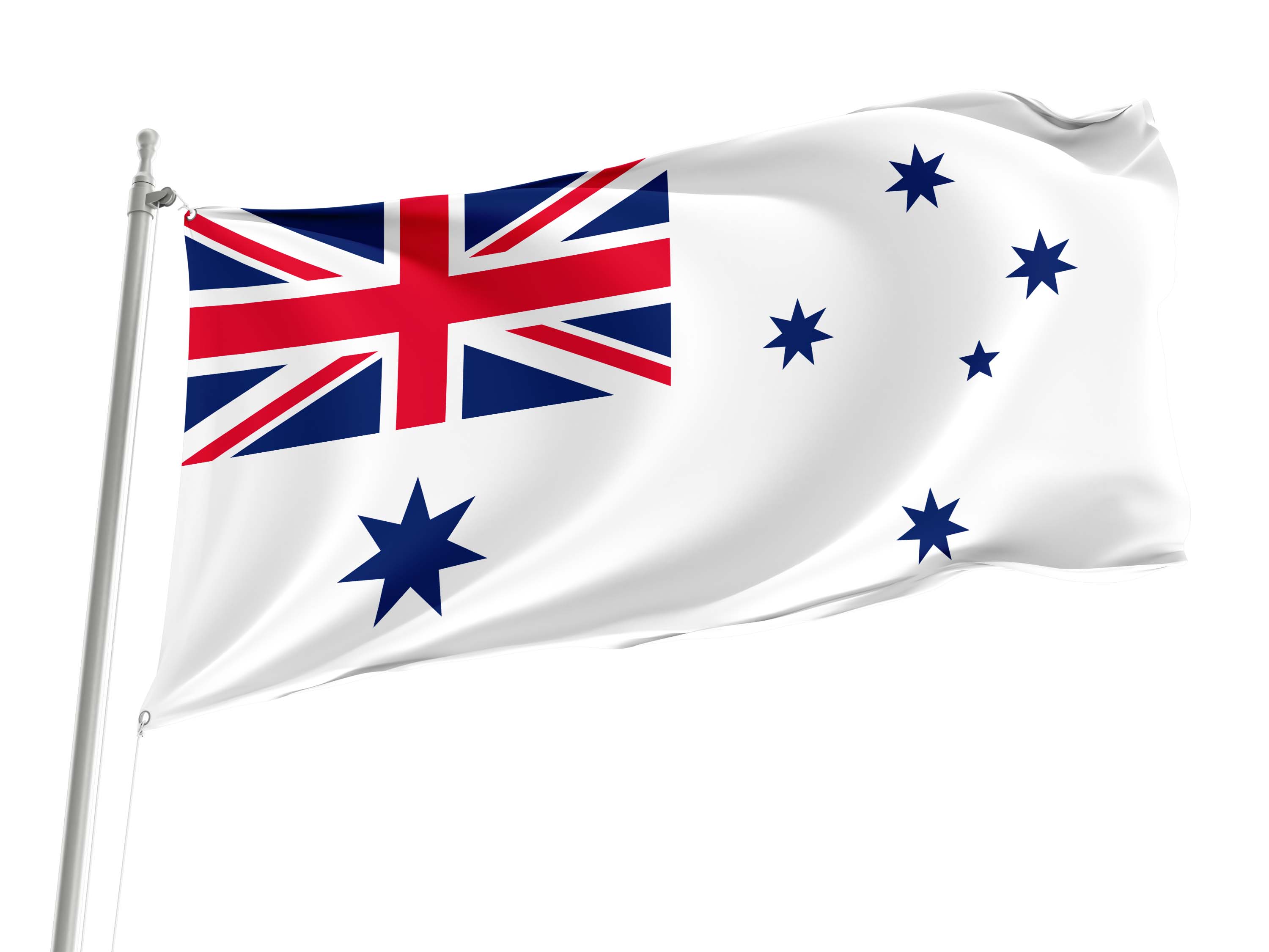 Australian White Ensign Flag for Indoor & Outdoor Use