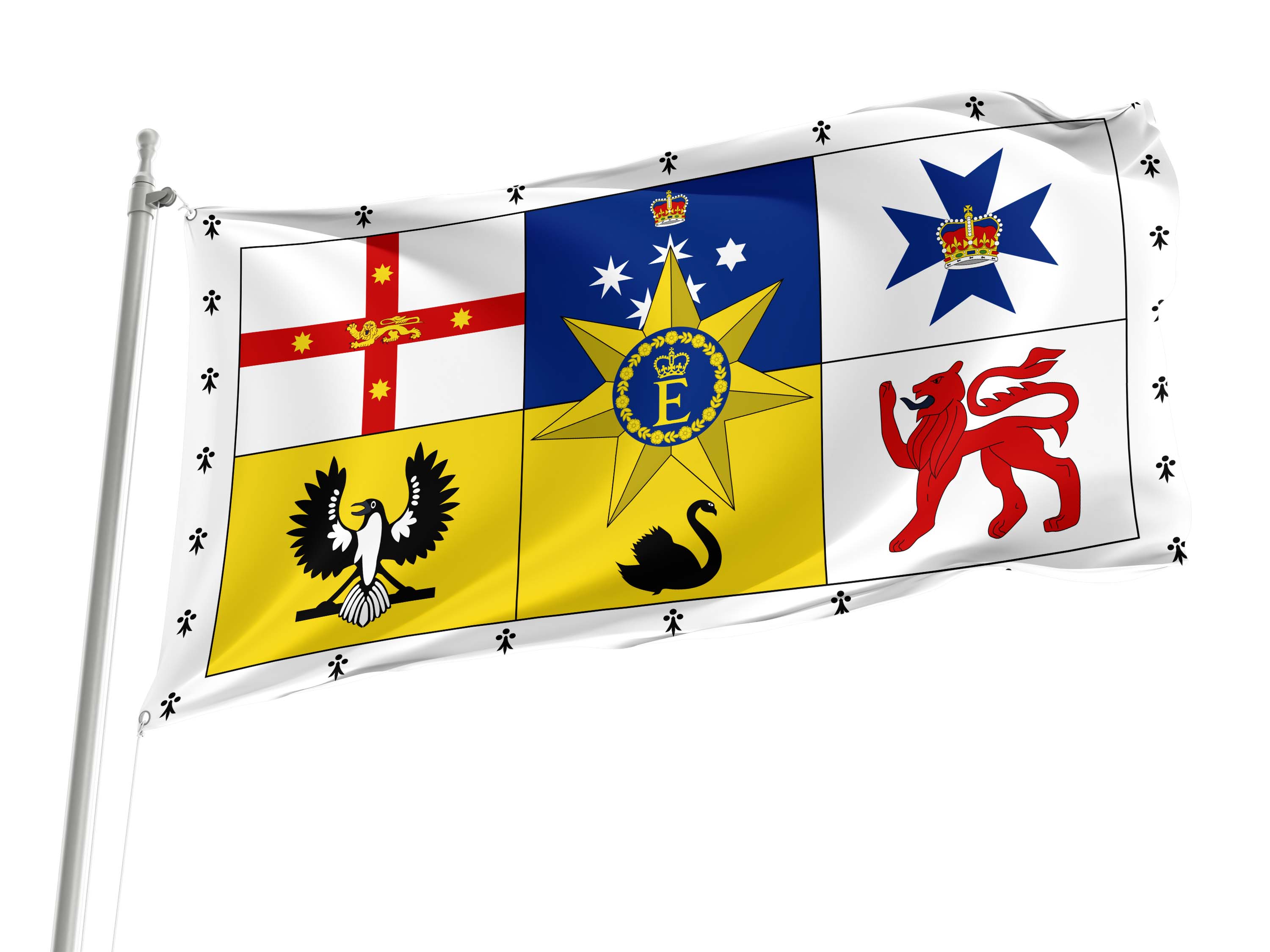 Queen Elizabeth II's personal Flag for Australia for Indoor & Outdoor Use