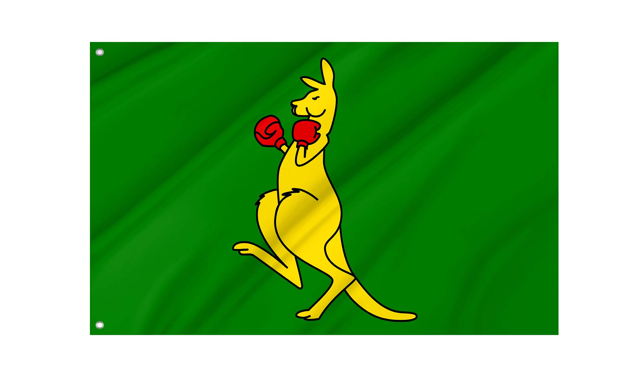 Boxing Kangaroo Flag for Indoor & Outdoor Use
