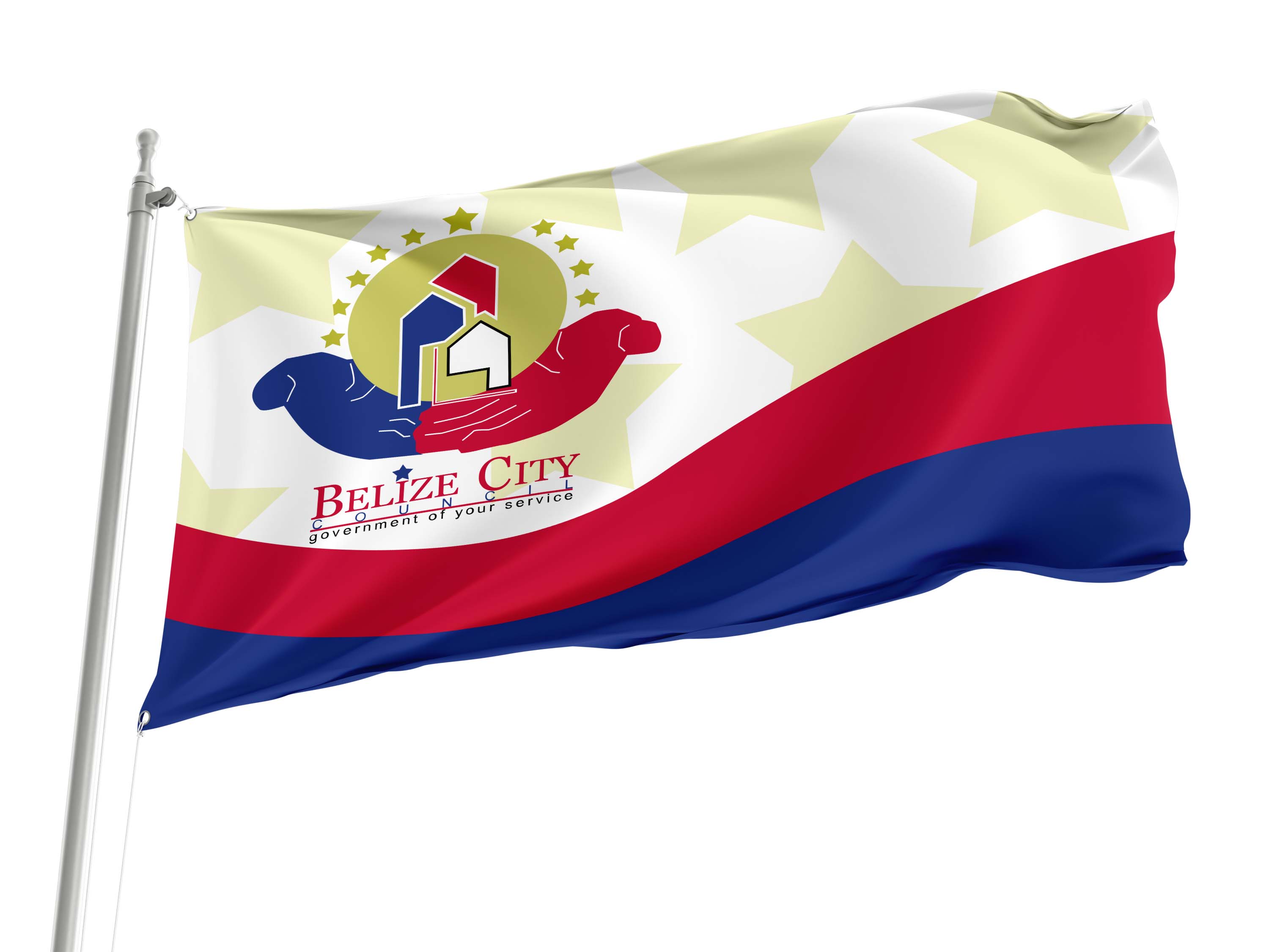 Belize City Flag for Indoor & Outdoor Use