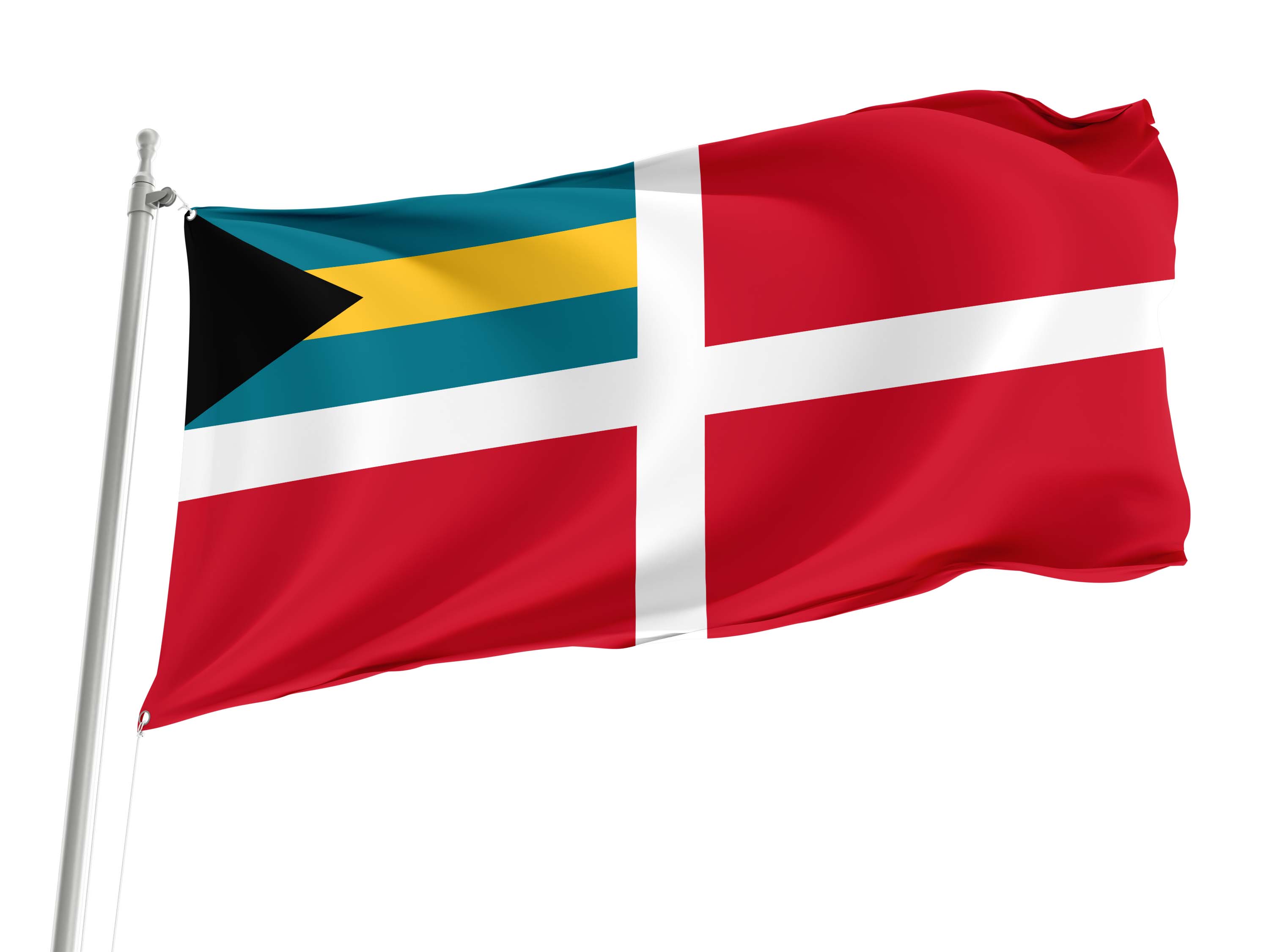 Bahamas Civil Ensign Flag for Indoor & Outdoor Use