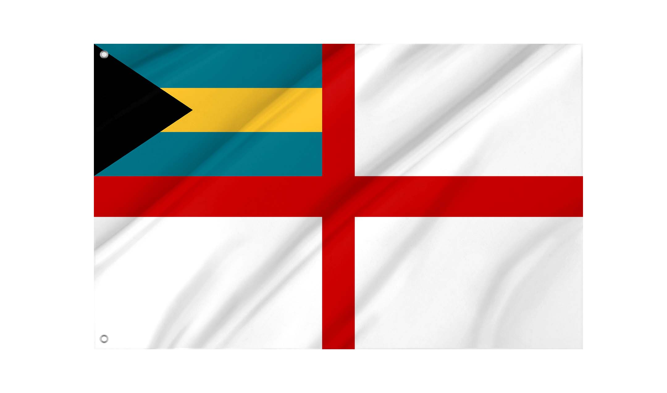 Bahamas Naval Ensign Flag for Indoor & Outdoor Use