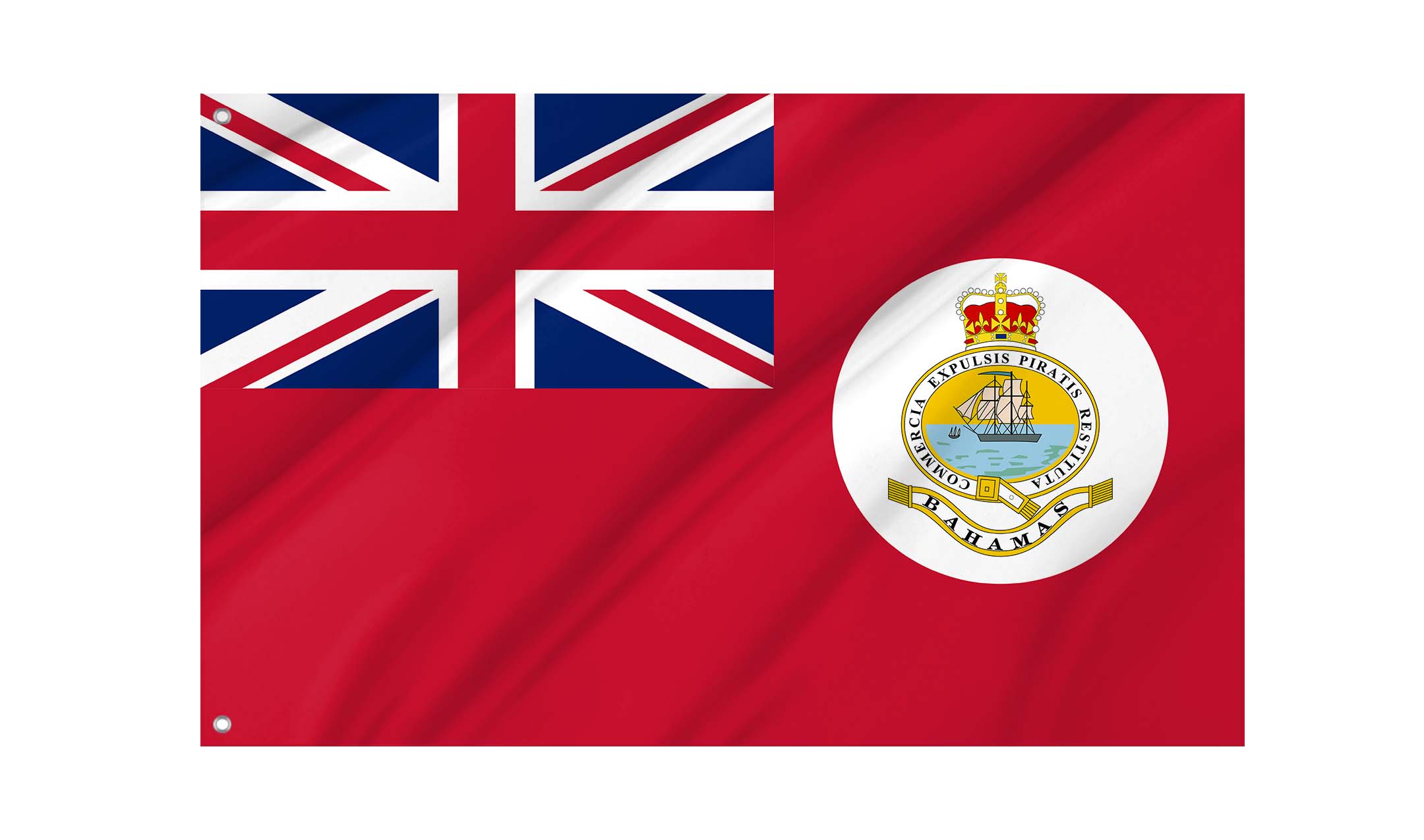 Bahamas Civil Ensign (1869–1904) Flag for Indoor & Outdoor Use