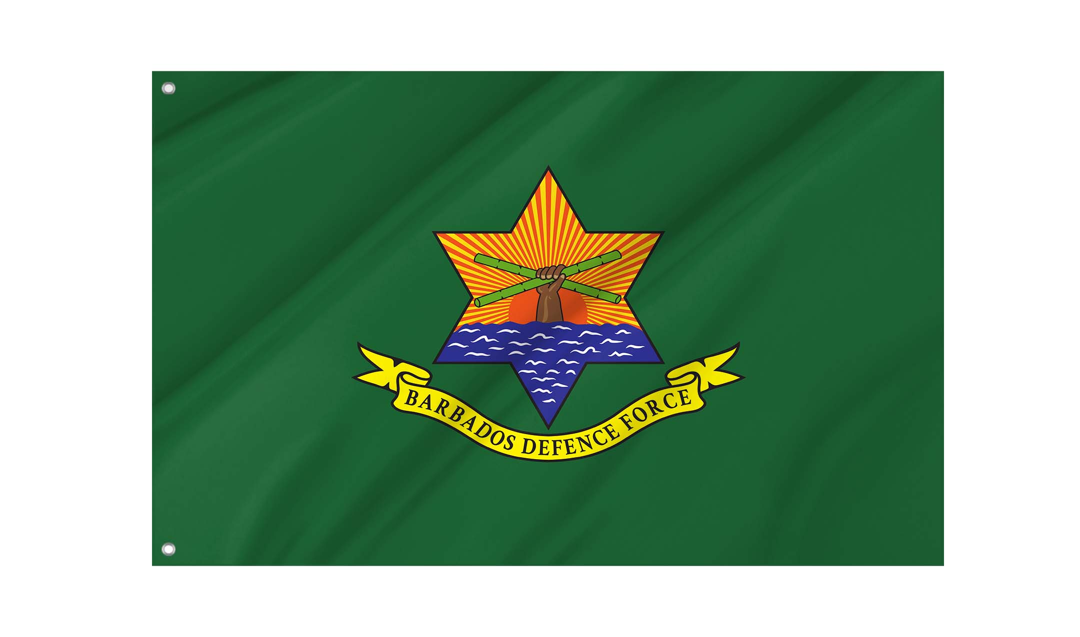 Barbados Defence Force Flag for Indoor & Outdoor Use