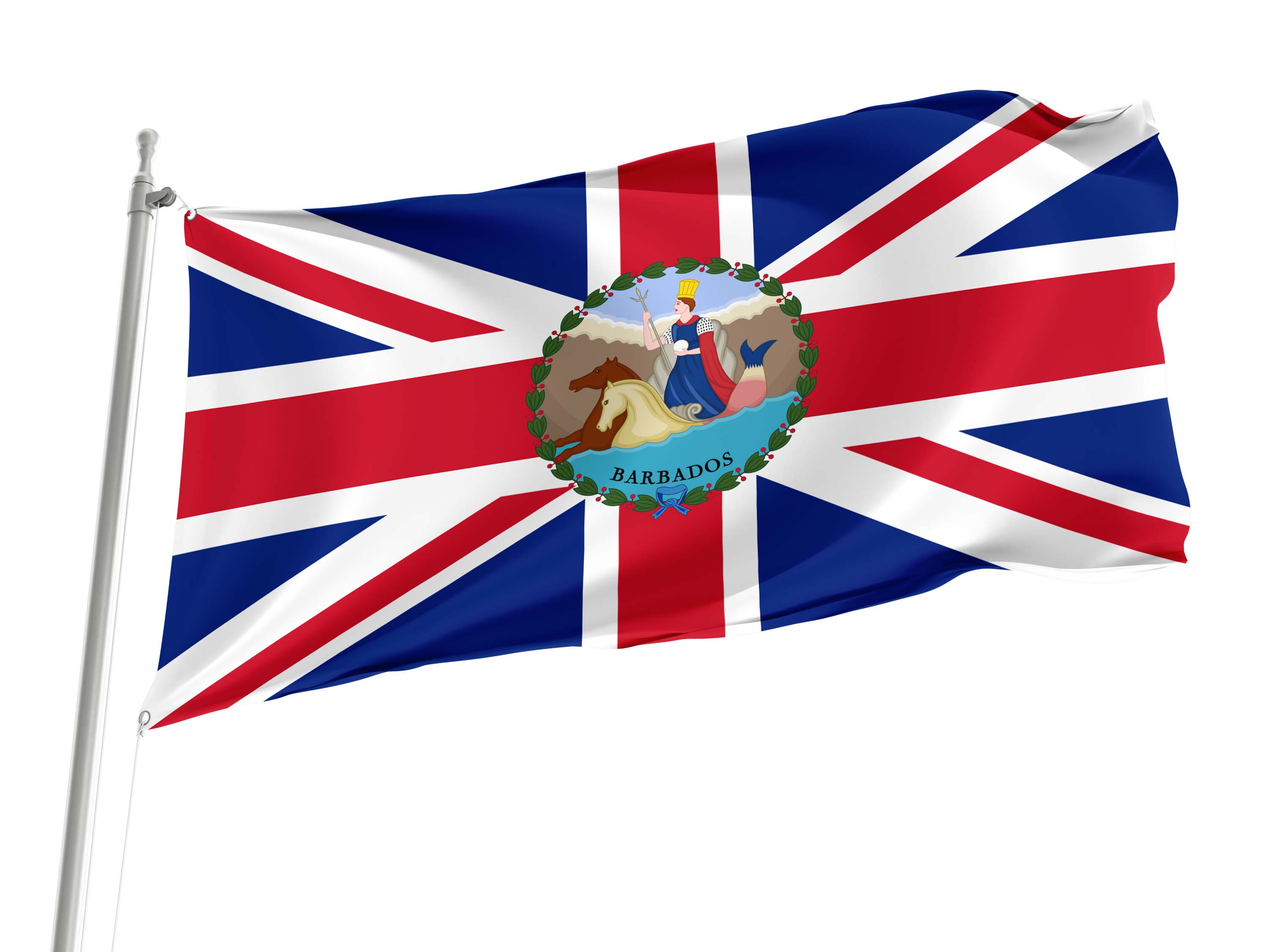 Barbados Governor Flag for Indoor & Outdoor Use