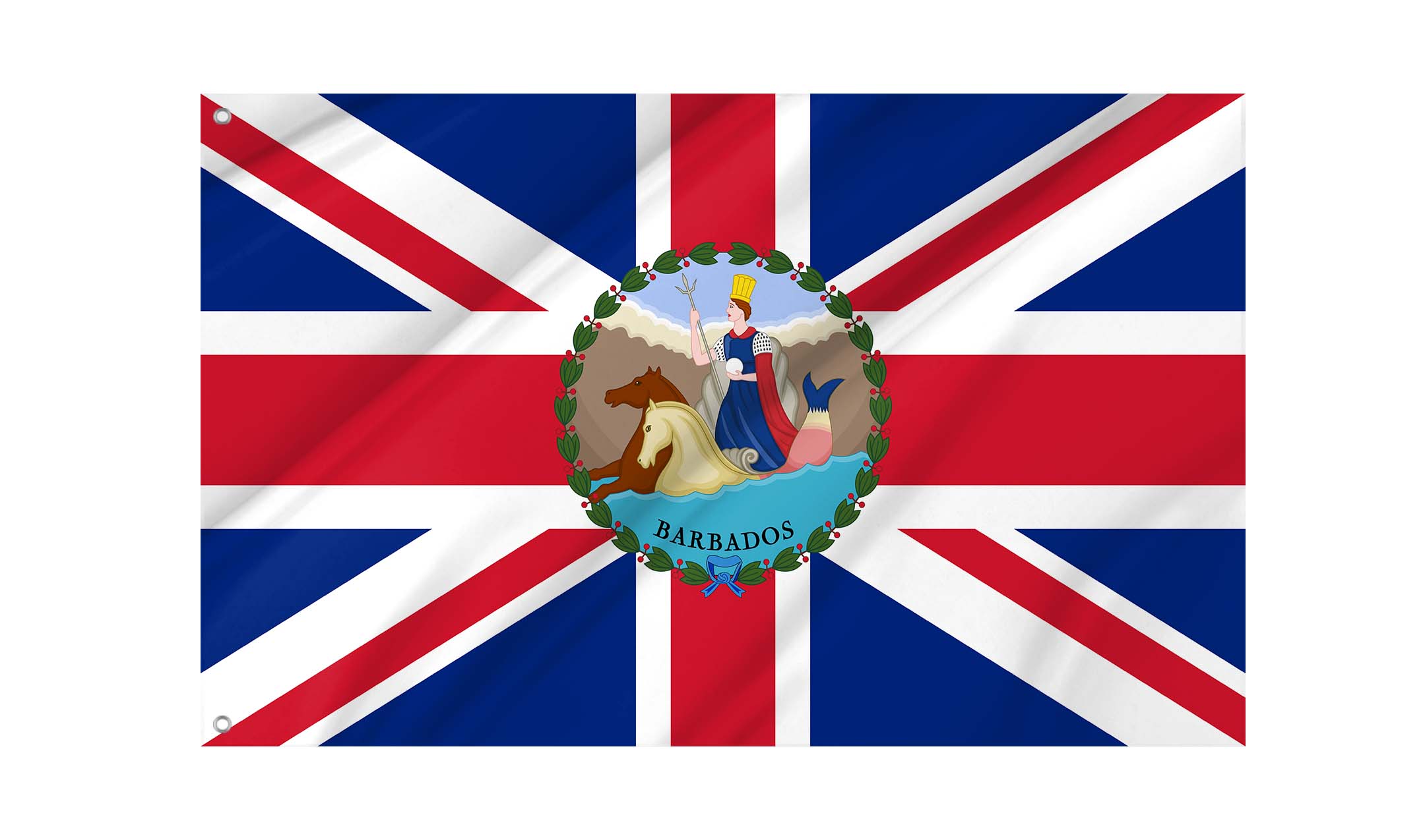 Barbados Governor Flag for Indoor & Outdoor Use