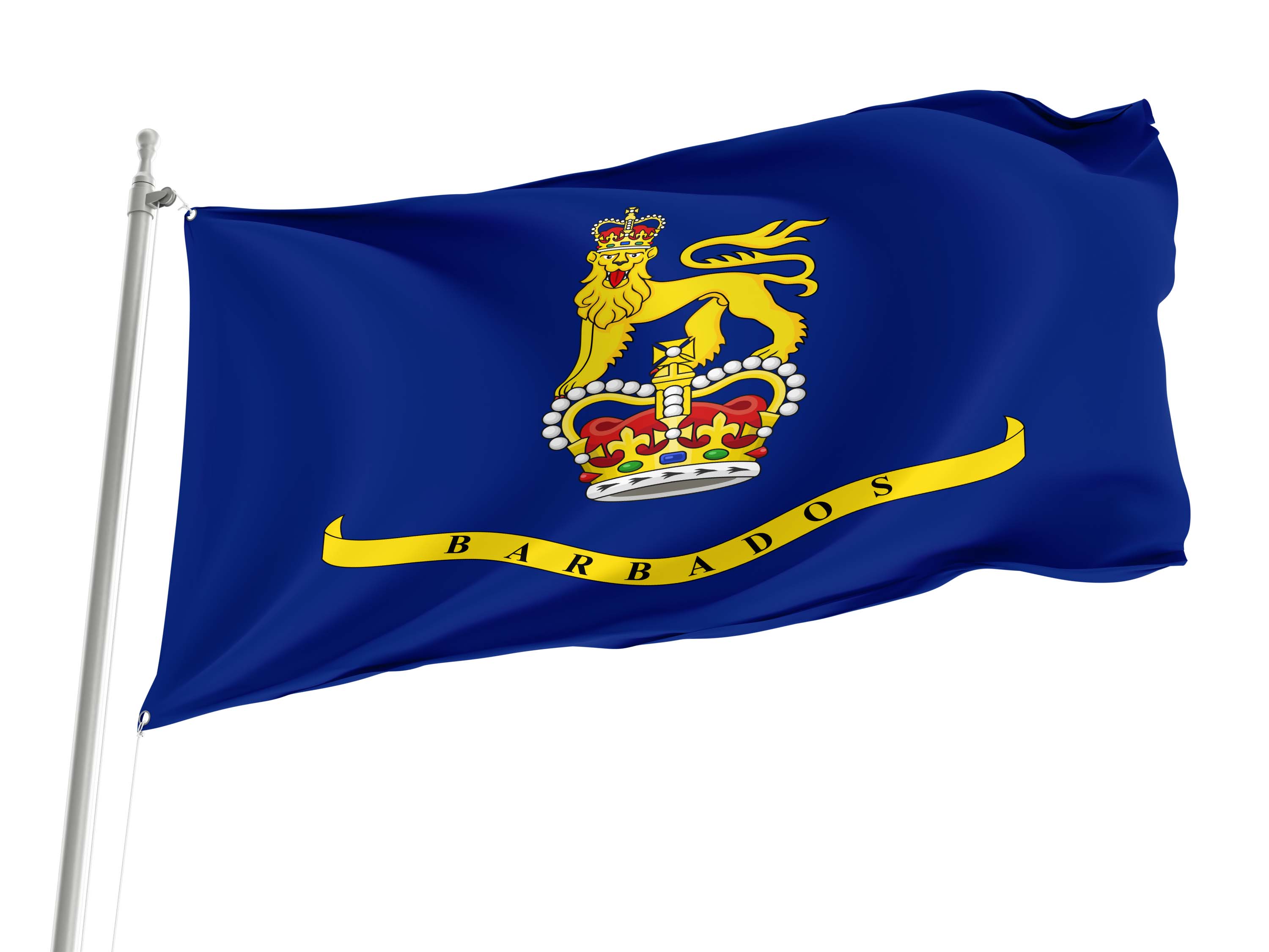 Barbados Governor-General Flag for Indoor & Outdoor Use