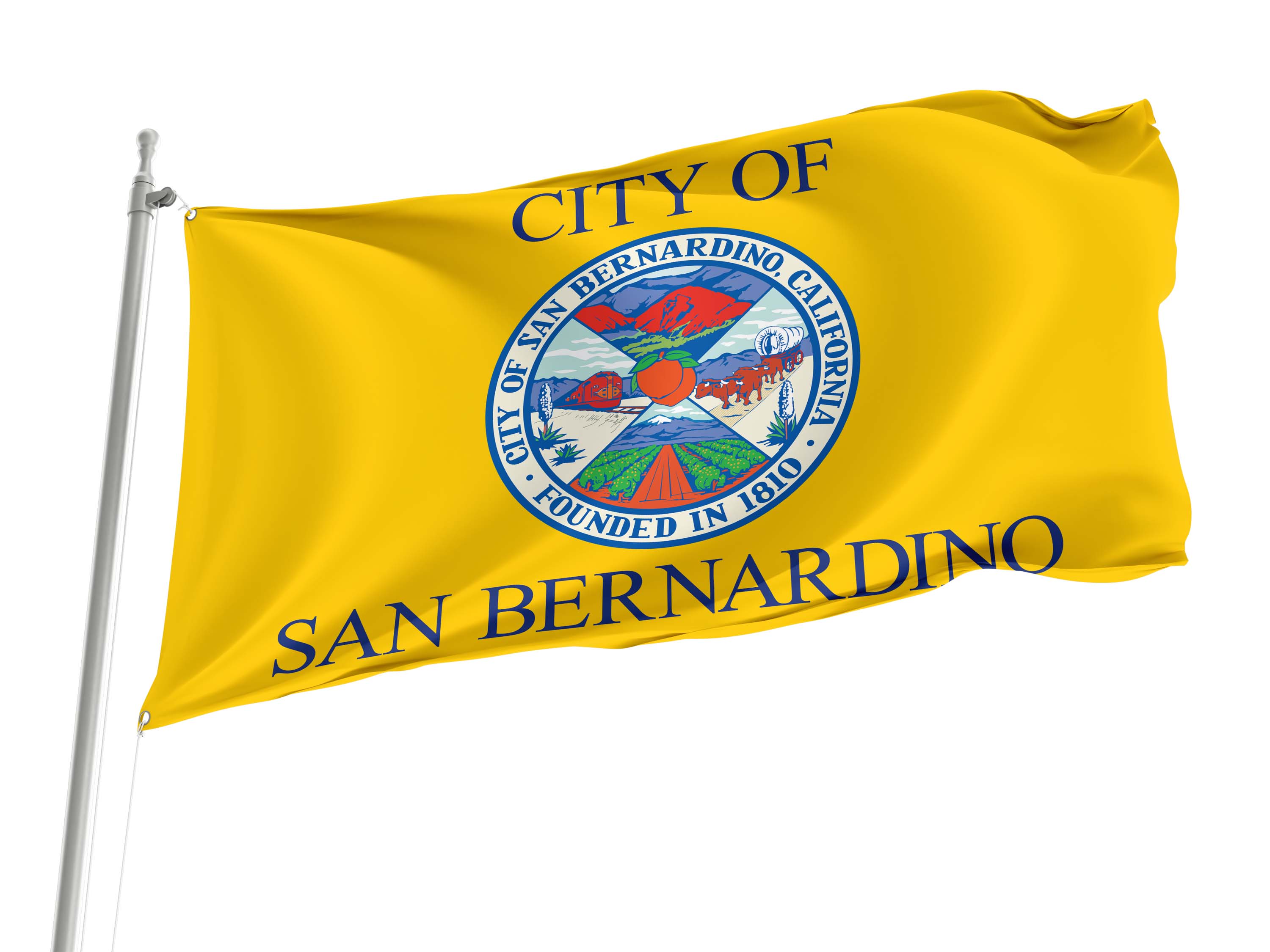 San Bernardino Flag for Indoor & Outdoor Use