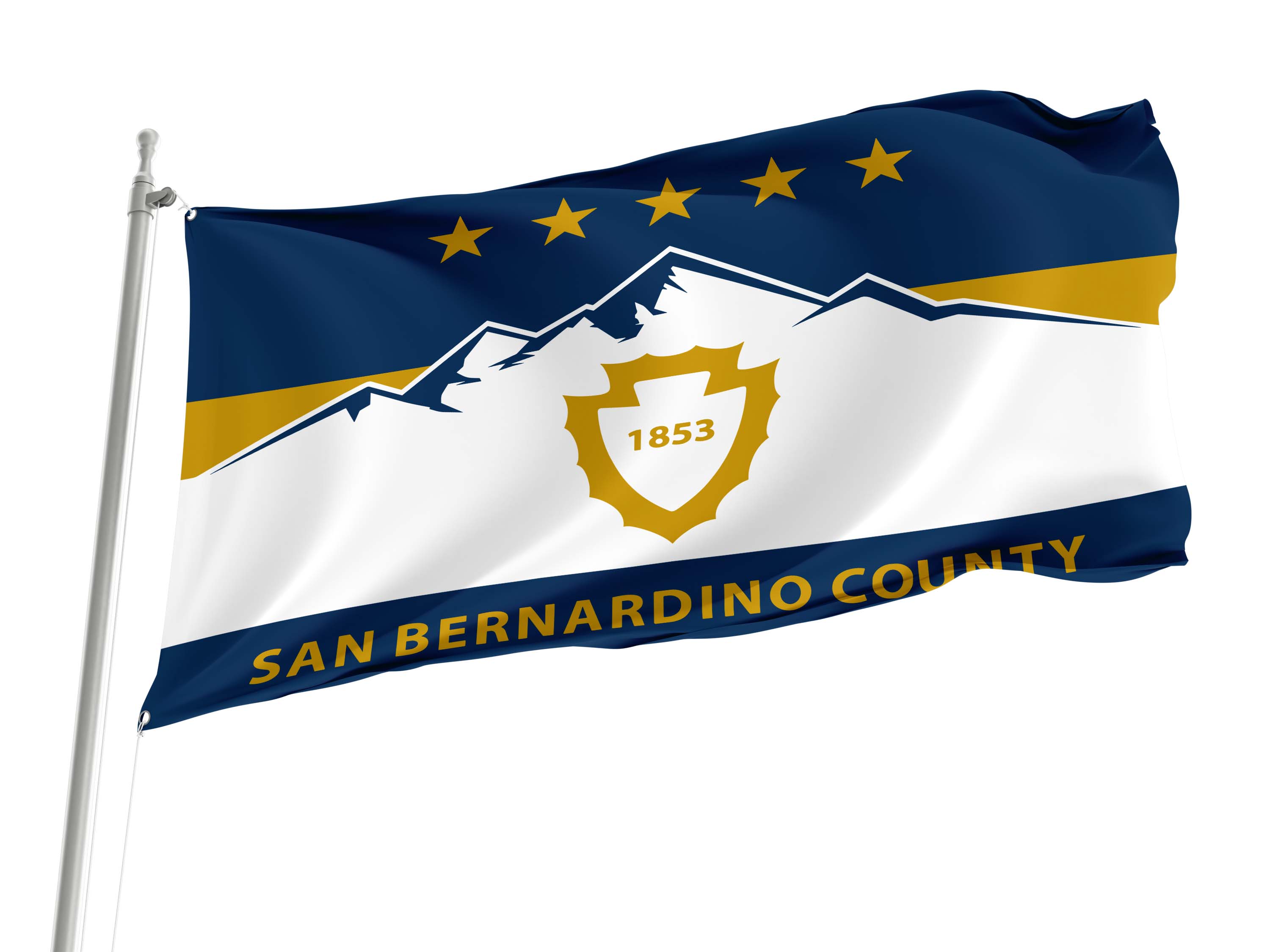 San Bernardino New County Flag for Indoor & Outdoor Use