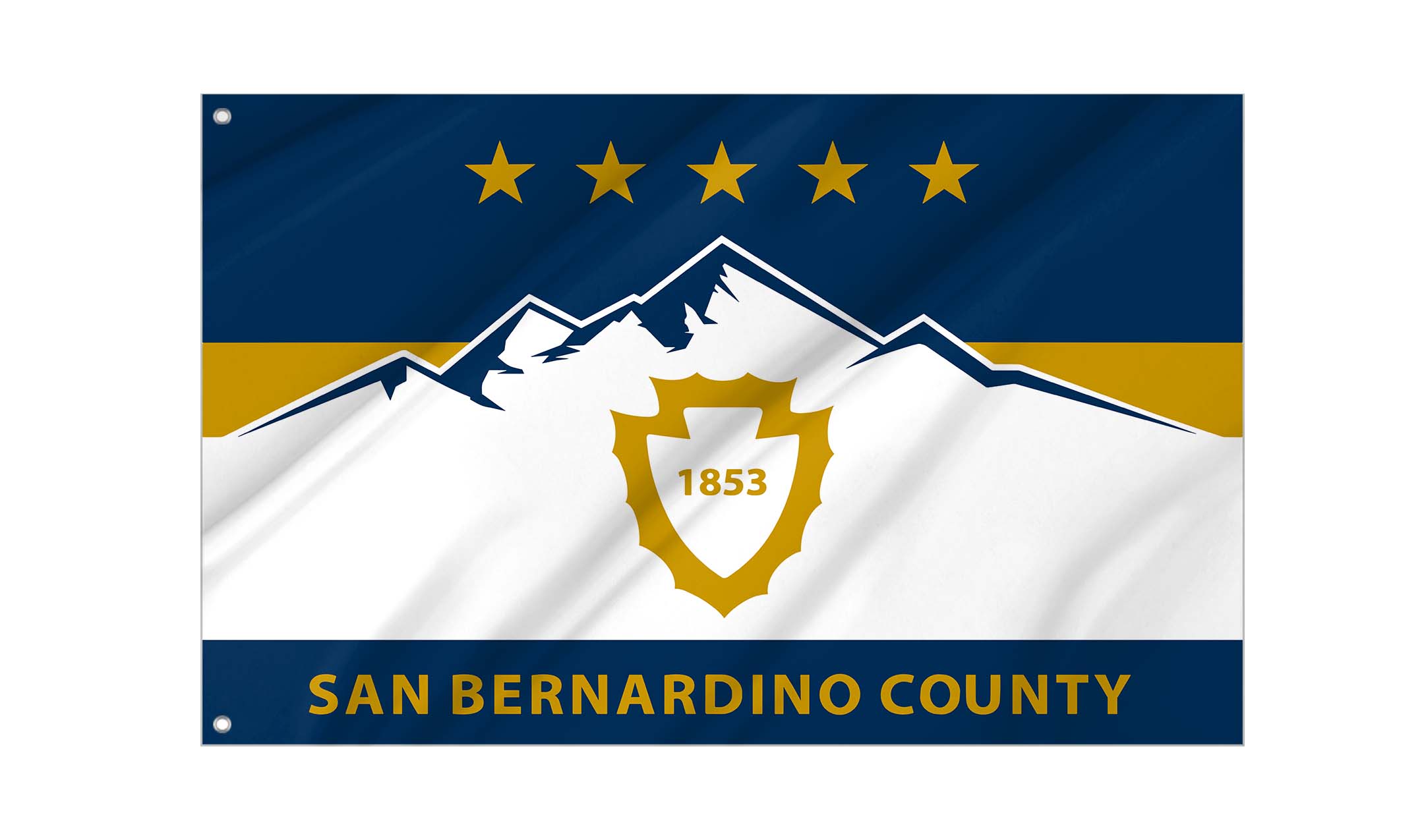 San Bernardino New County Flag for Indoor & Outdoor Use