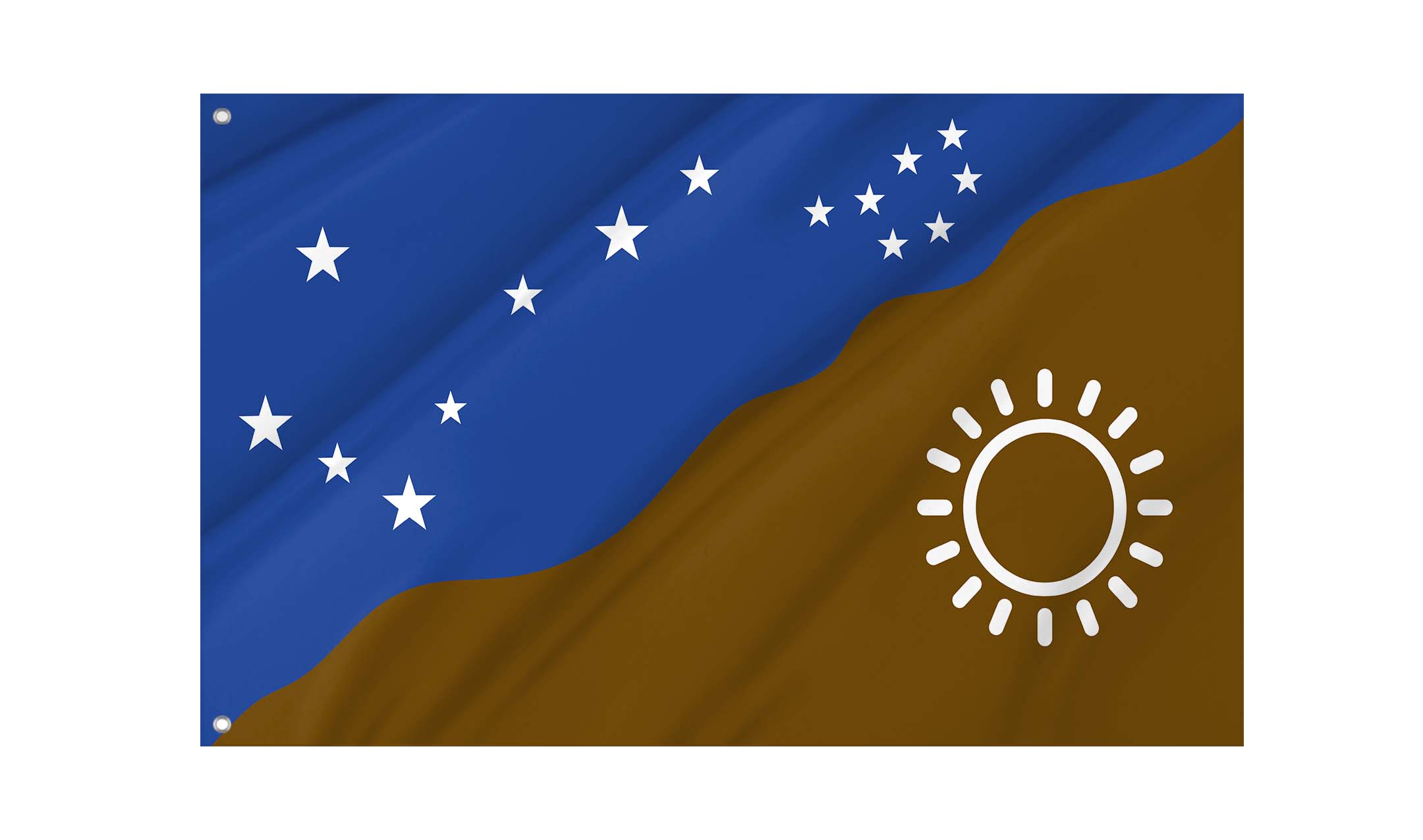 Adnyamathanha People Flag for Indoor & Outdoor Use