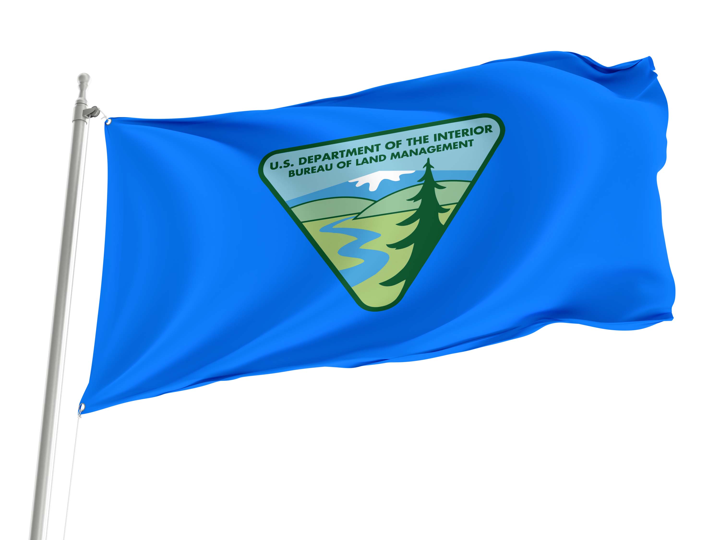 Bureau of Land Management Flag for Indoor & Outdoor Use