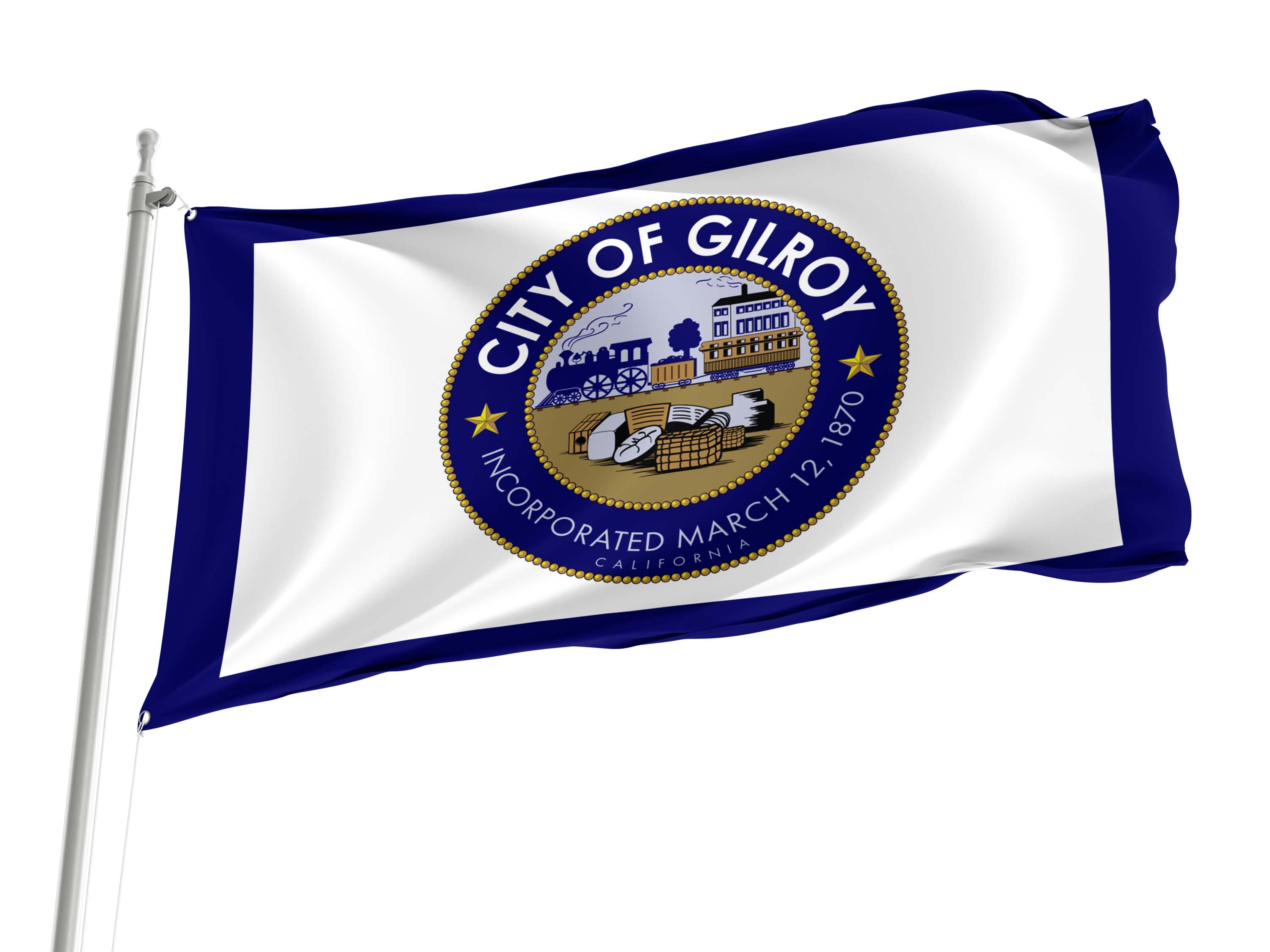 Gilroy Flag for Indoor & Outdoor Use