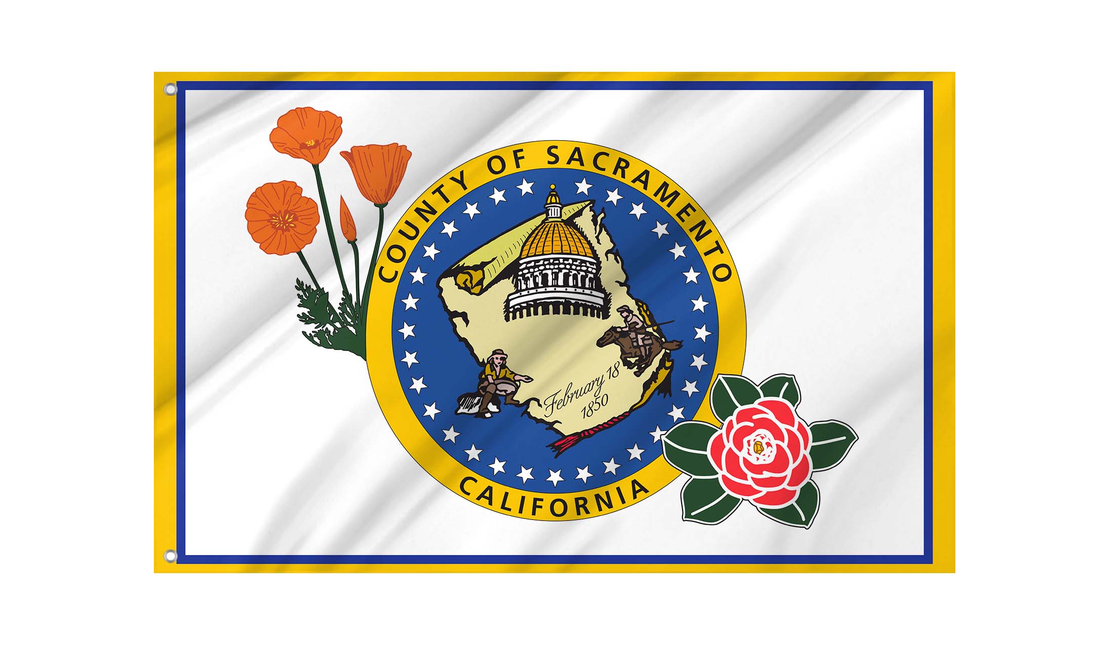 Sacramento County Flag for Indoor & Outdoor Use