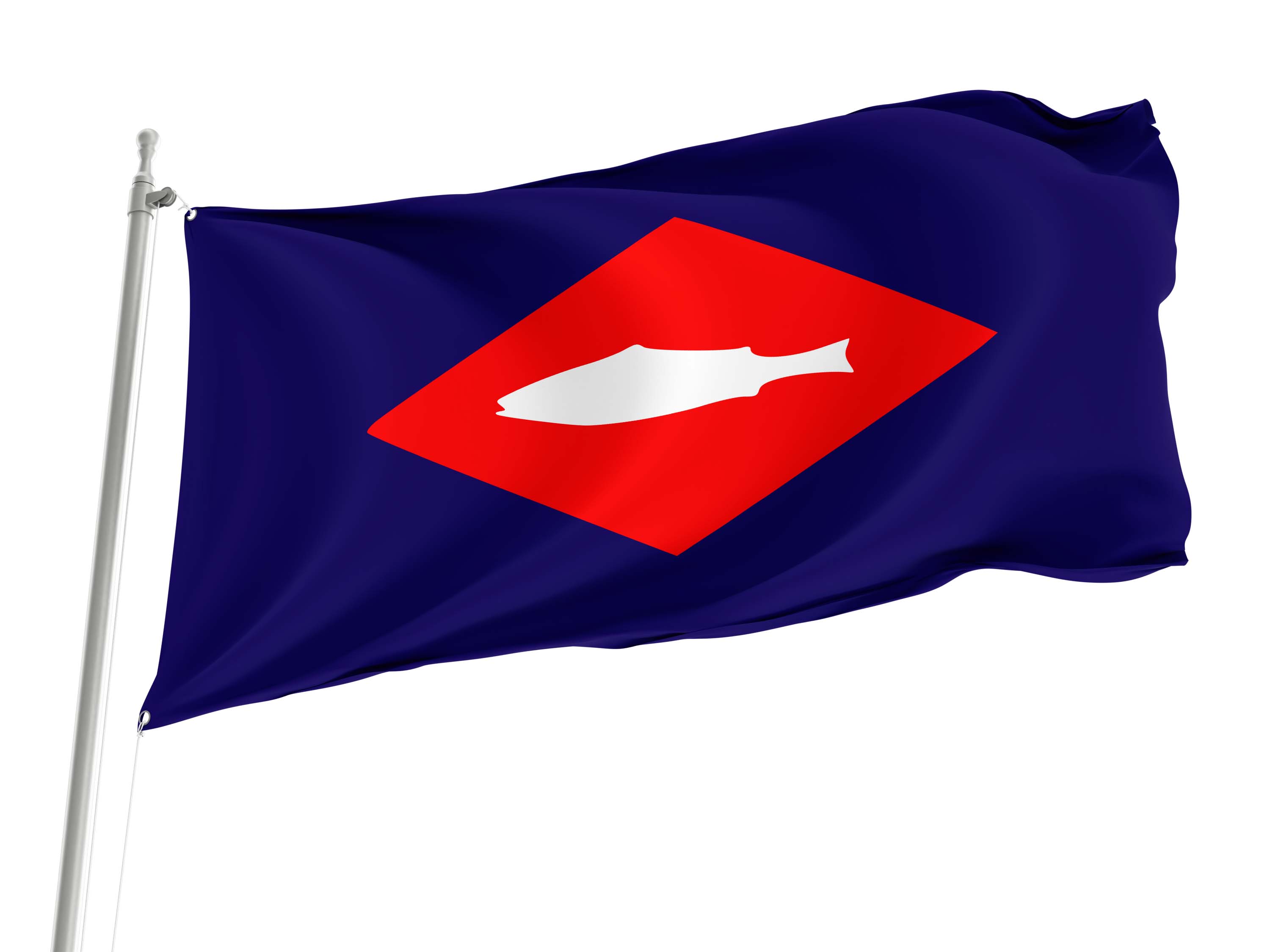 United States Bureau of Fisheries (1903-1940) Flag for Indoor & Outdoor Use