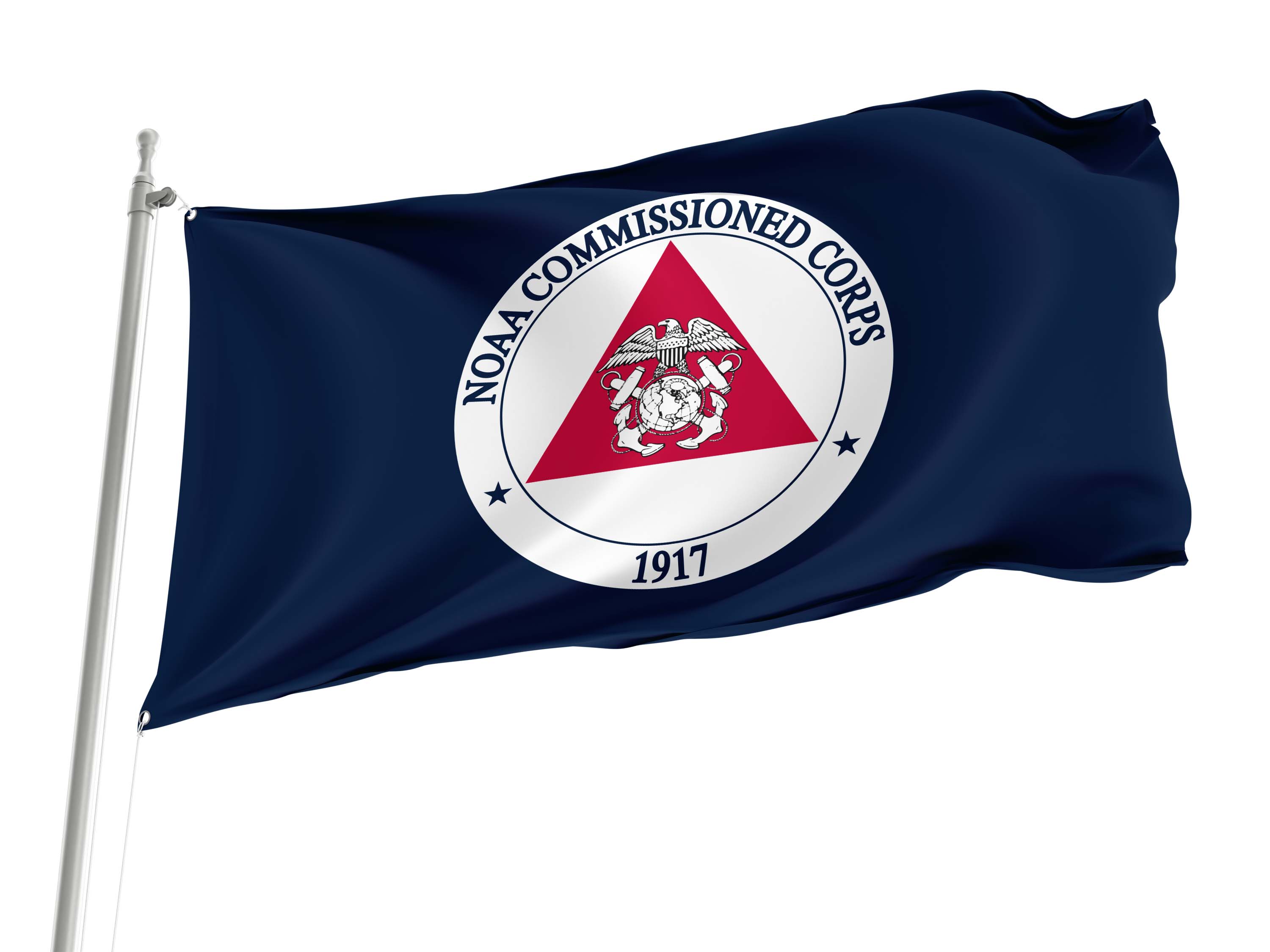 NOAA Commissioned Corps Flag for Indoor & Outdoor Use