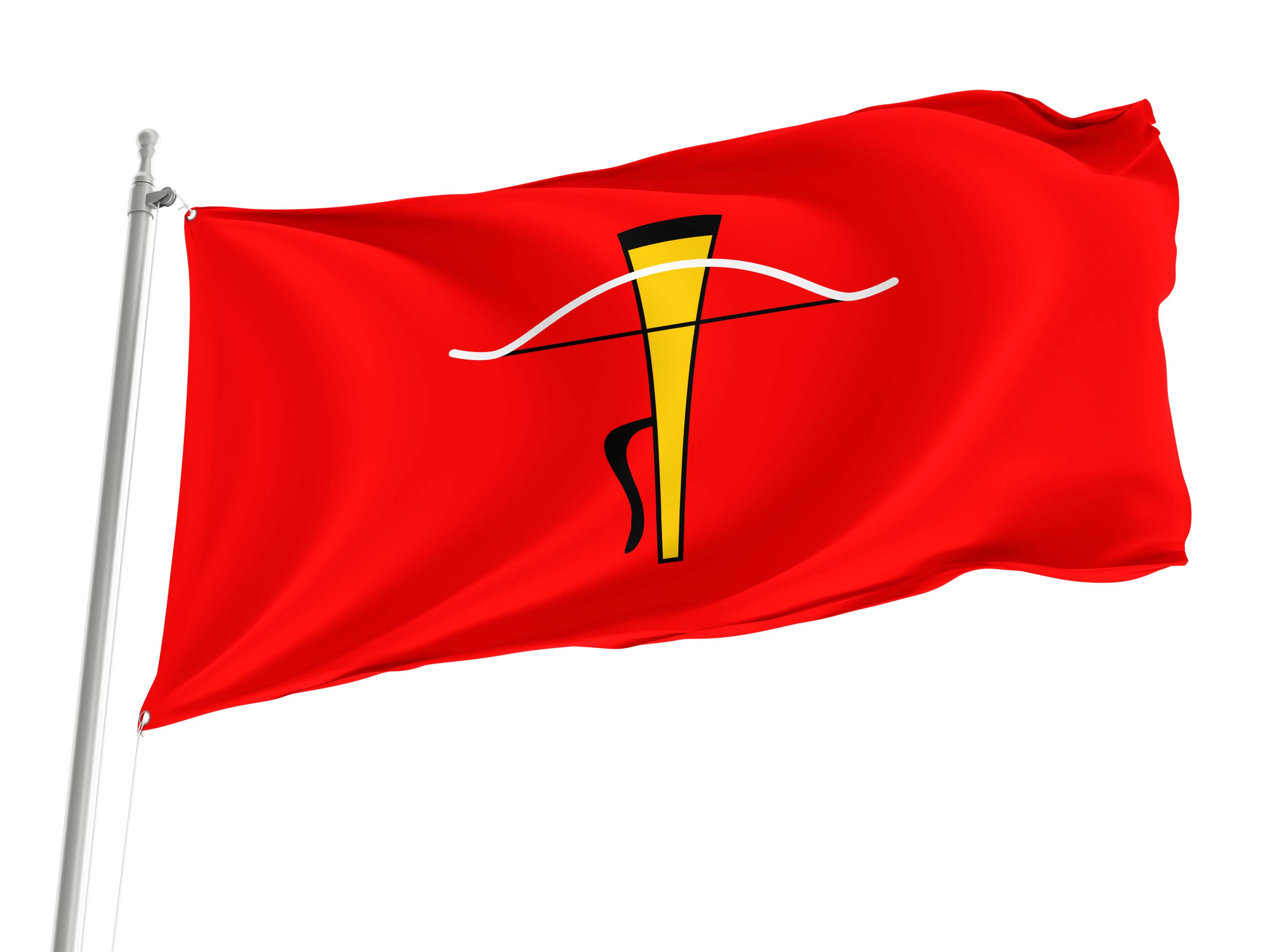 Hafsid Emirate of Béjaïa (1285-1510) Flag for Indoor & Outdoor Use