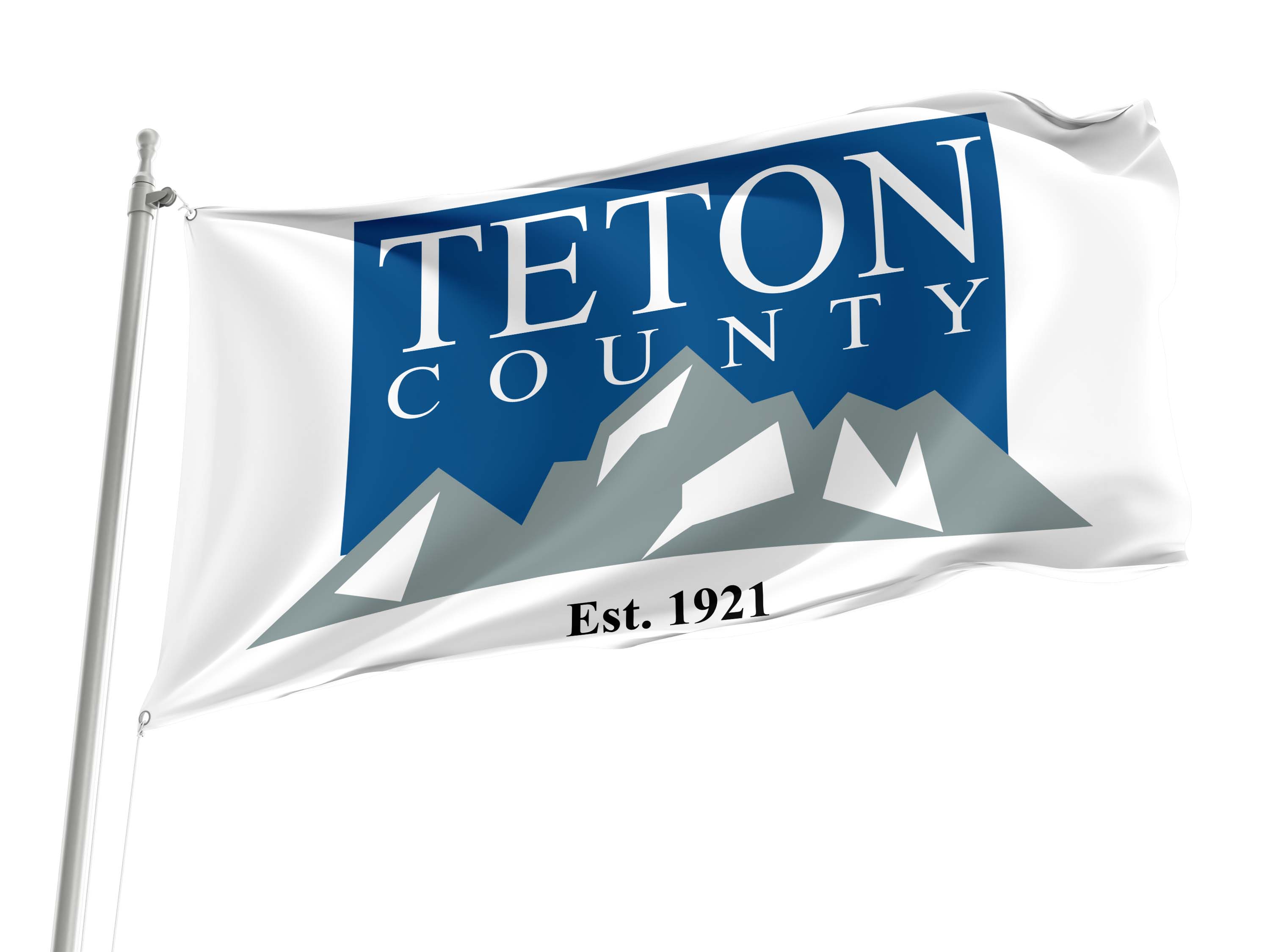 Teton County Flag for Indoor & Outdoor Use