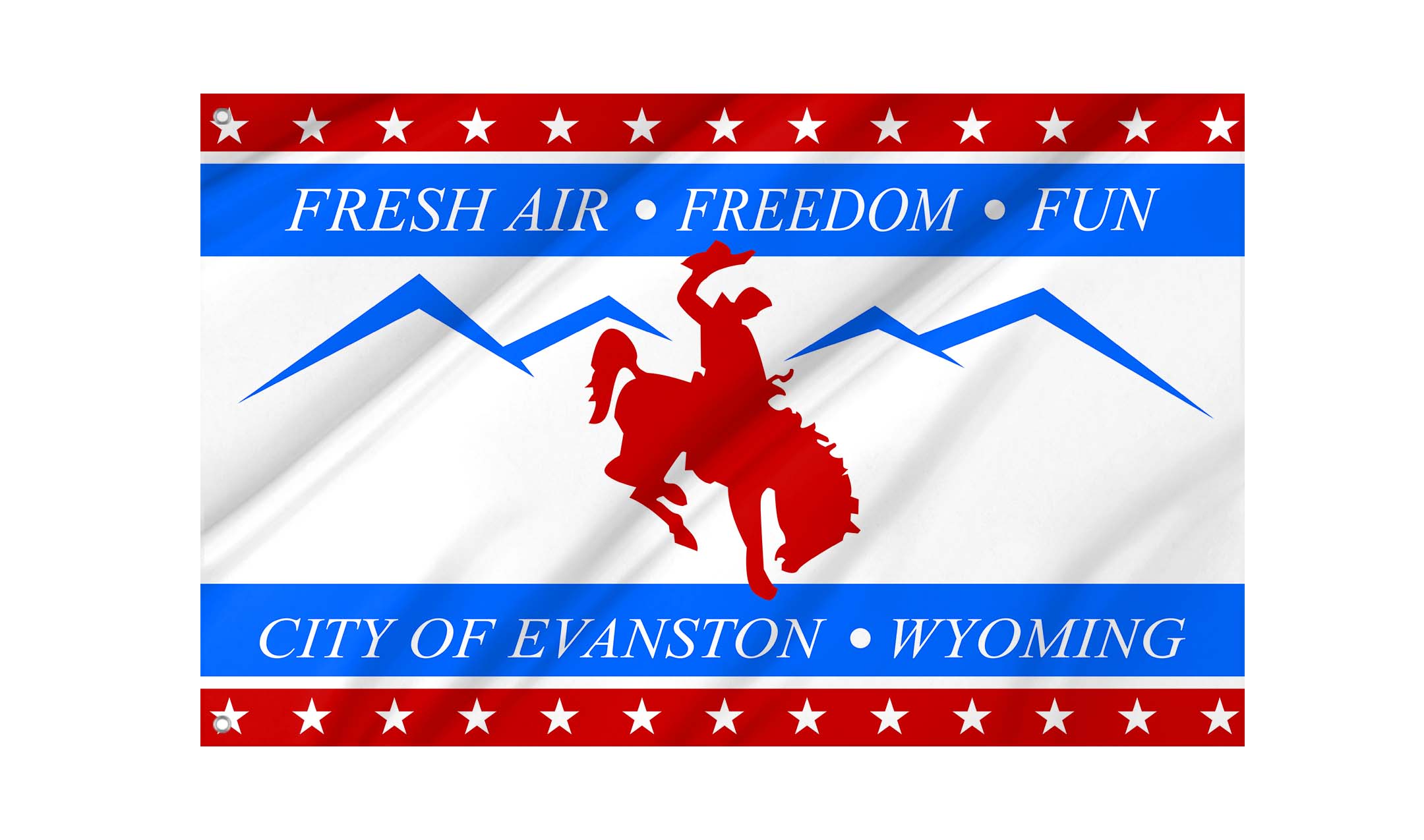 Evanston (1992-2021) Flag for Indoor & Outdoor Use