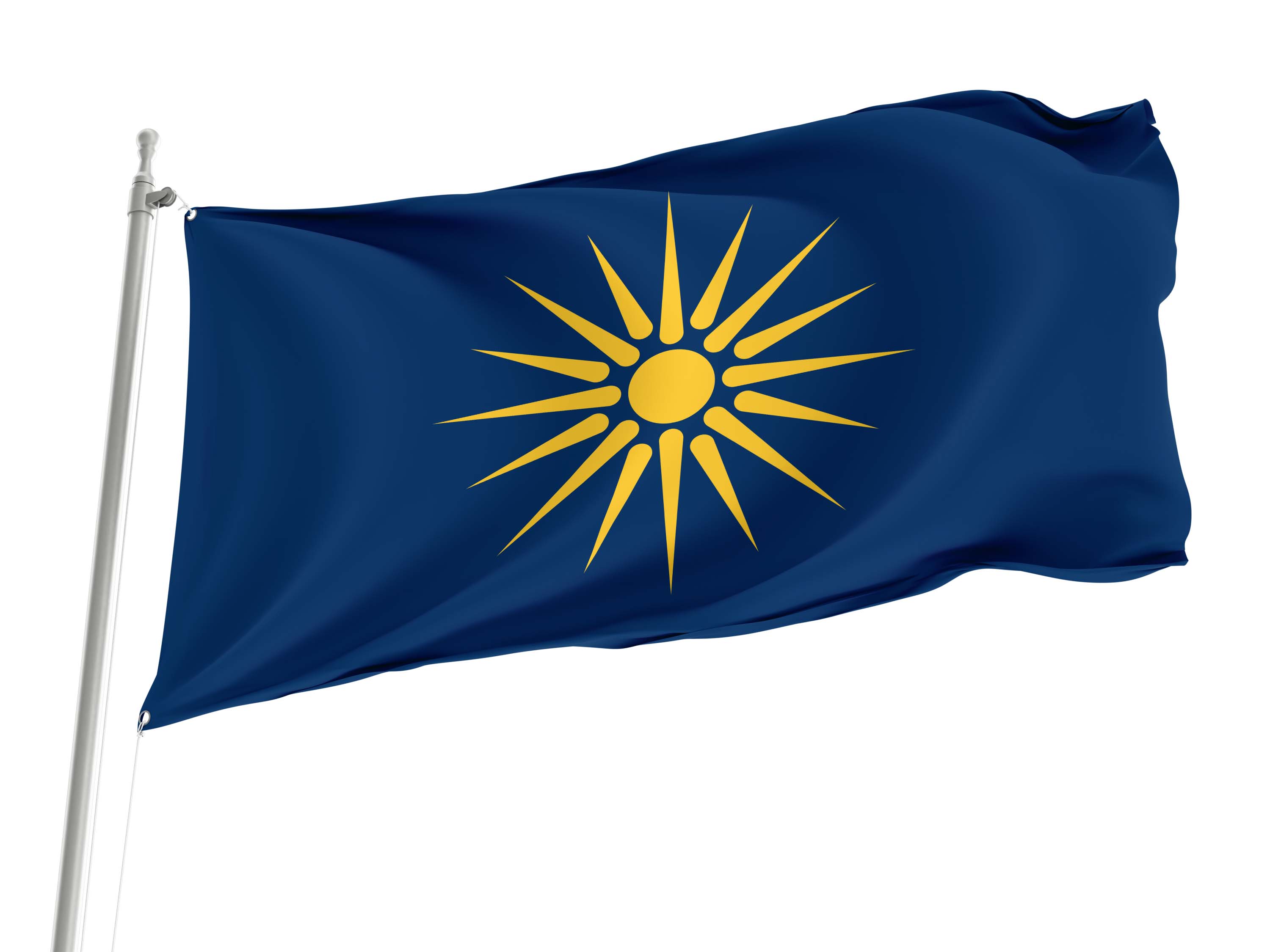 Greek Macedonia Flag for Indoor & Outdoor Use