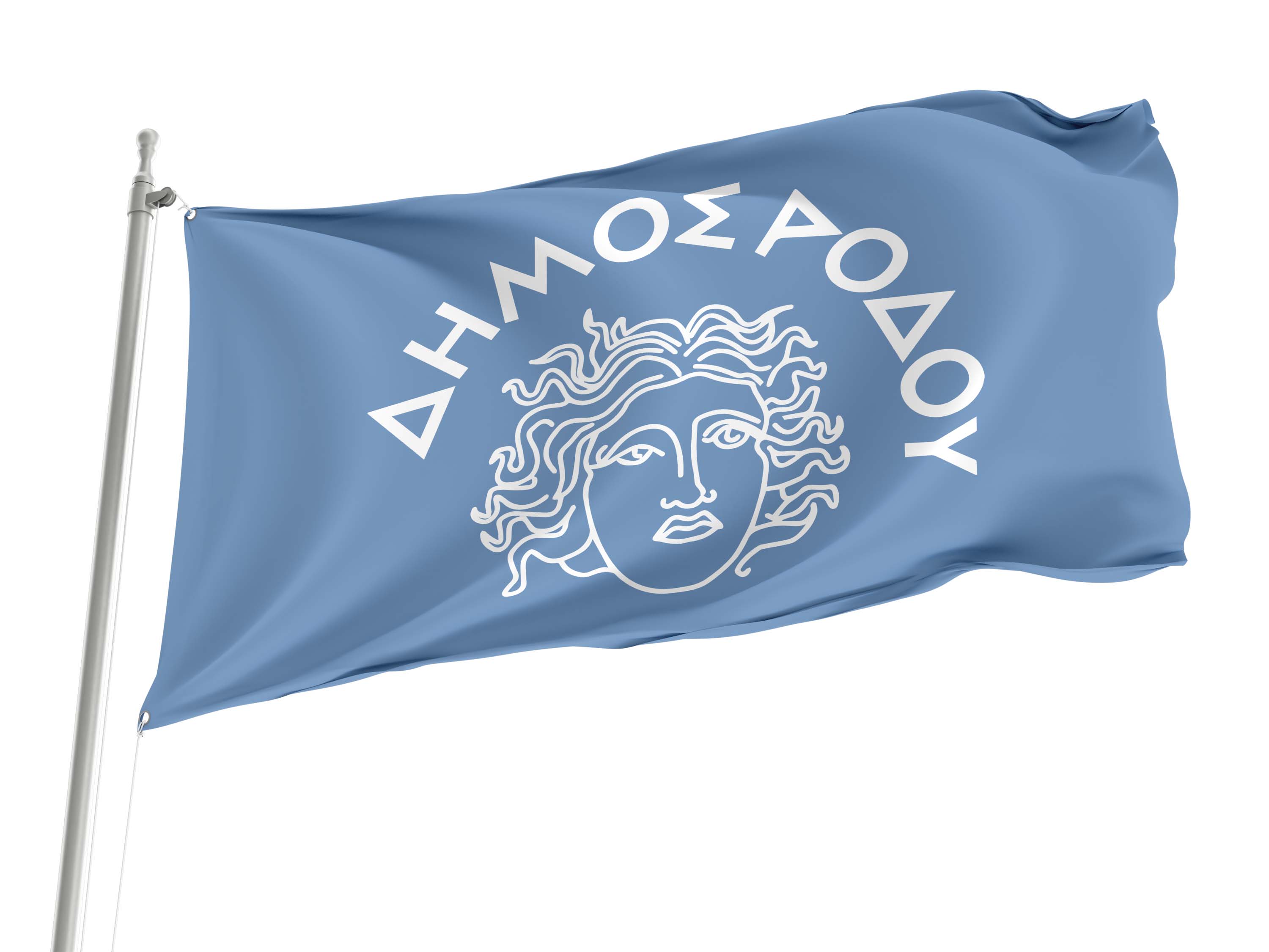 Rhodes (City) Flag for Indoor & Outdoor Use