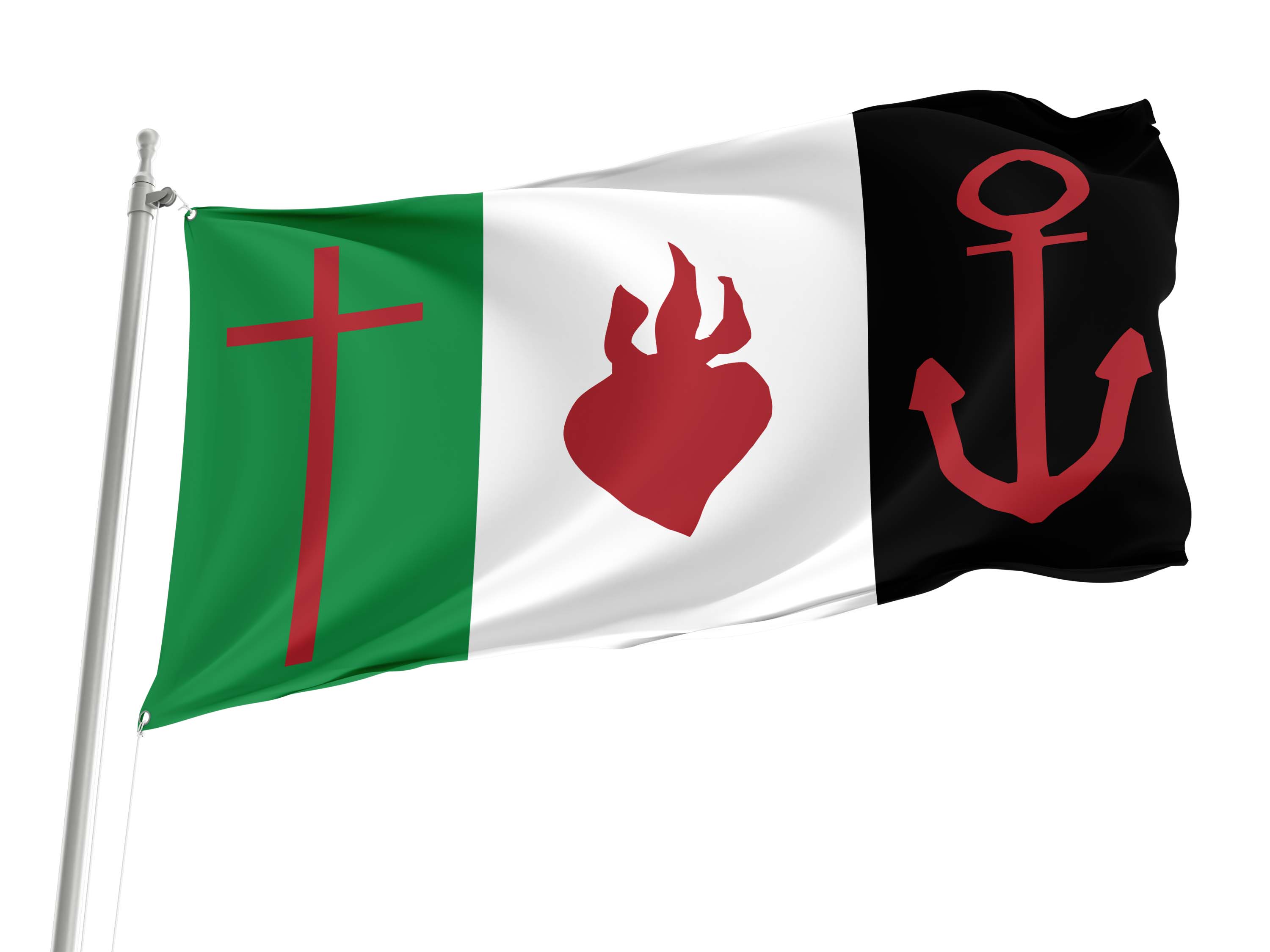 Areopagus of Eastern Continental Greece (1821-1825) Flag for Indoor & Outdoor Use