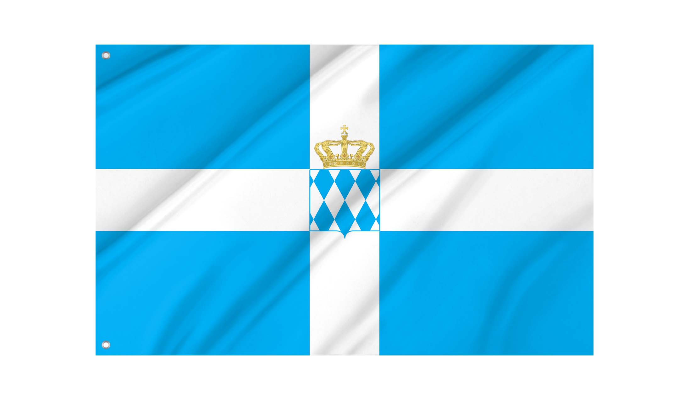 Naval Royal Standard of Greece (1833-1858) Flag
