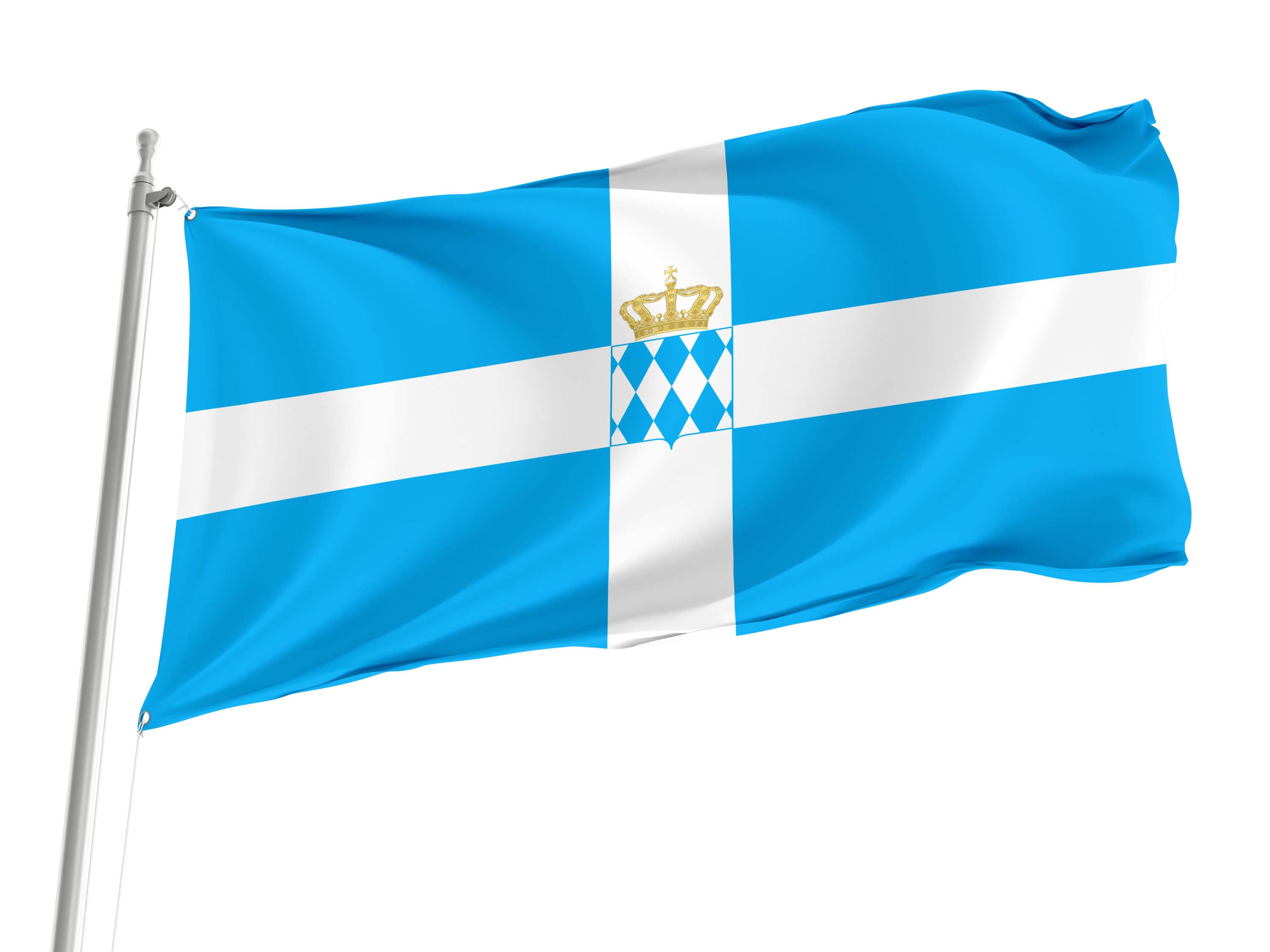 Naval Royal Standard of Greece (1833-1858) Flag