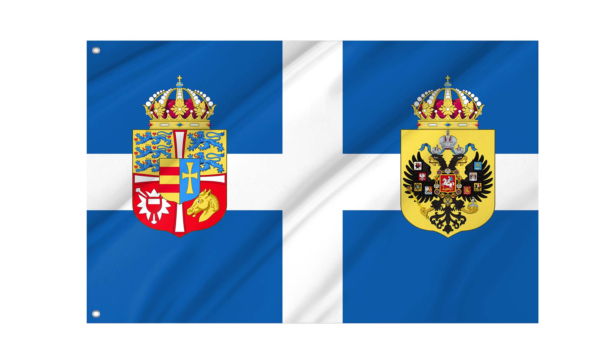 Standard of Queen Olga of Greece Flag for Indoor & Outdoor Use