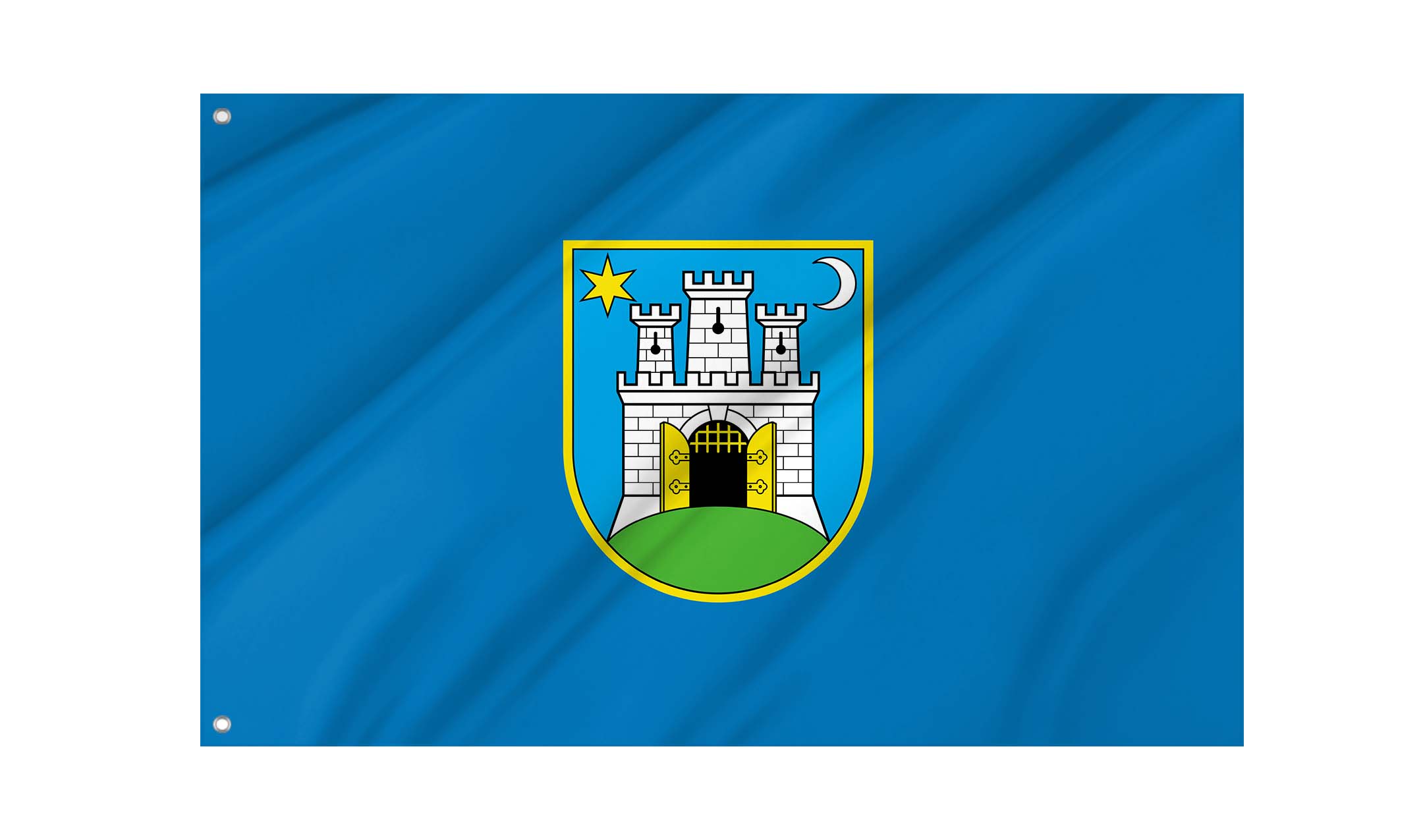 Zagreb Flag for Indoor & Outdoor Use