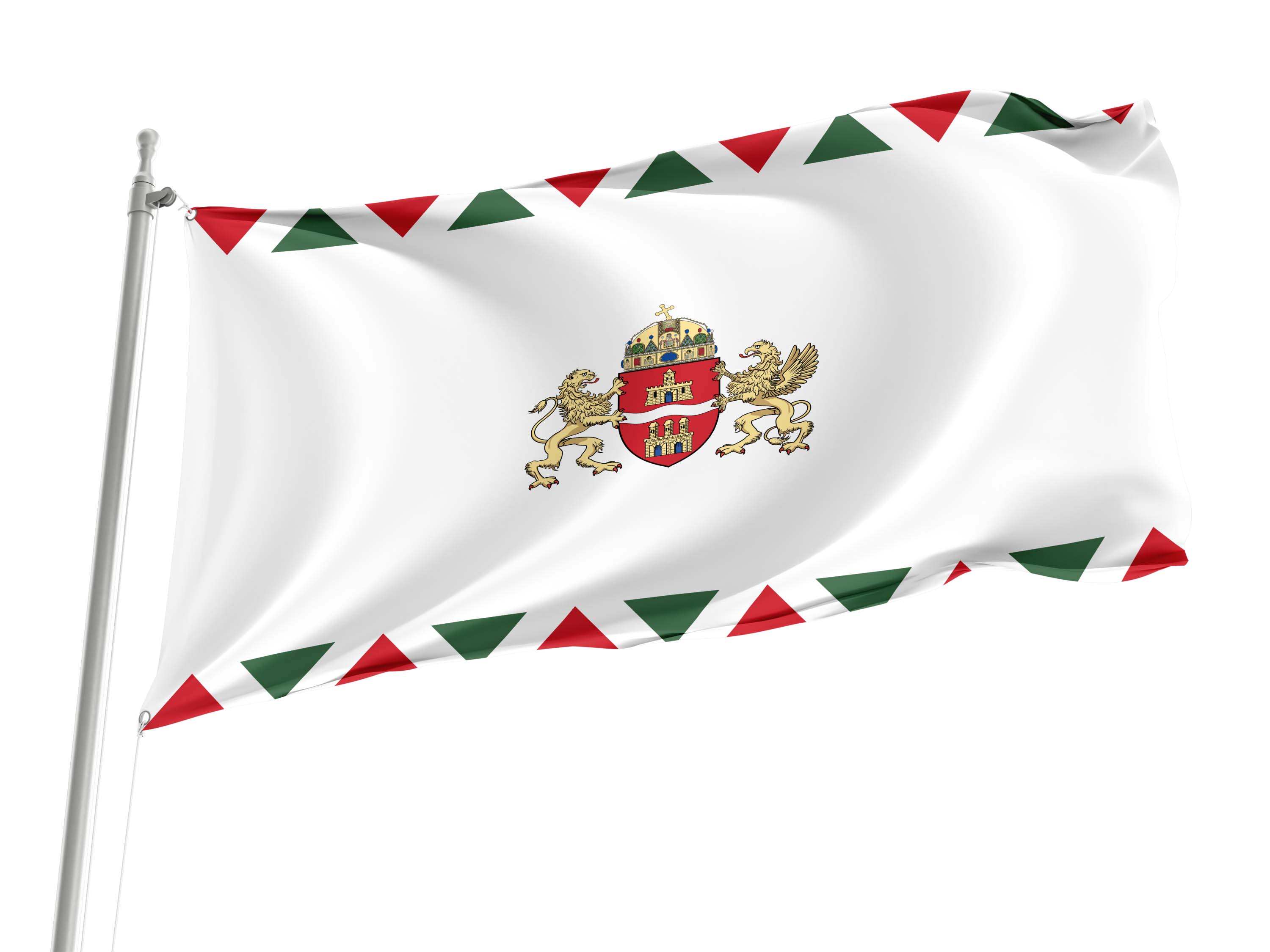 Budapest Flag for Indoor & Outdoor Use