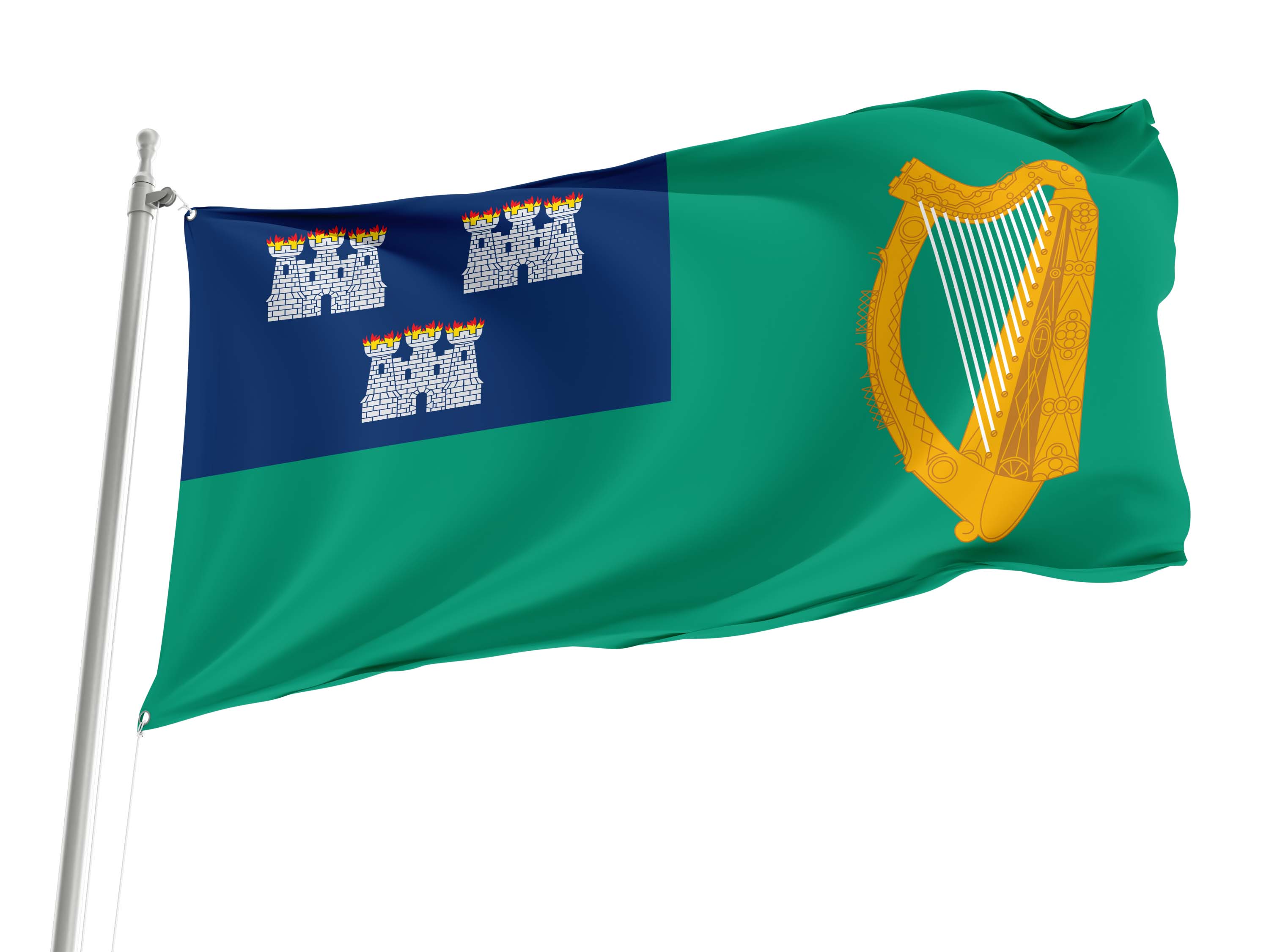 Dublin Flag for Indoor & Outdoor Use