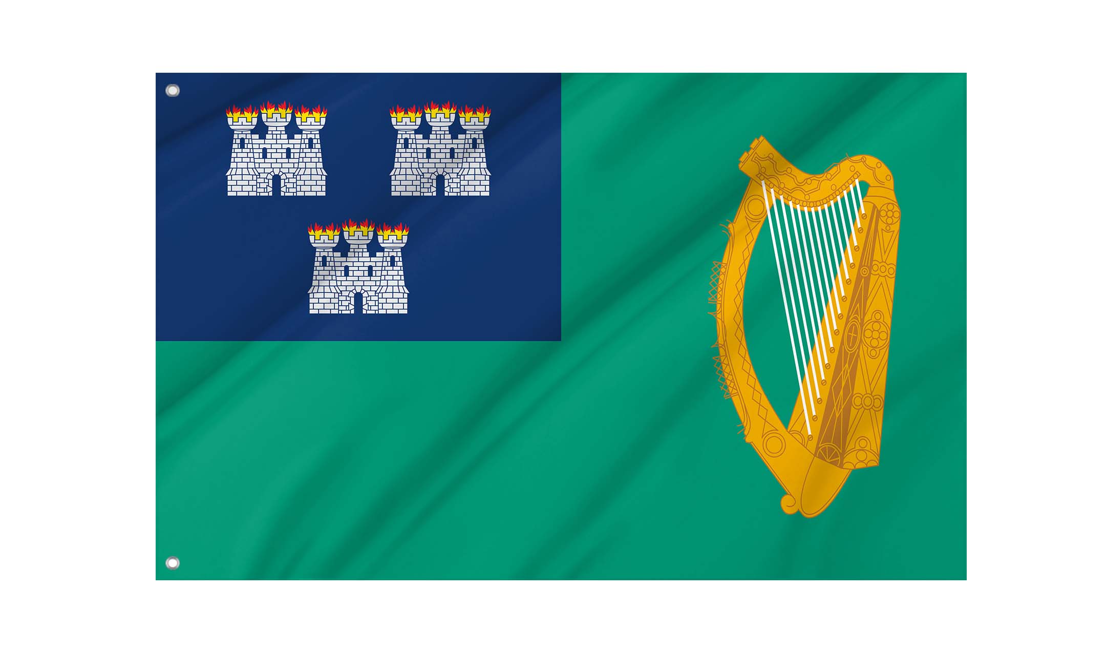 Dublin Flag for Indoor & Outdoor Use