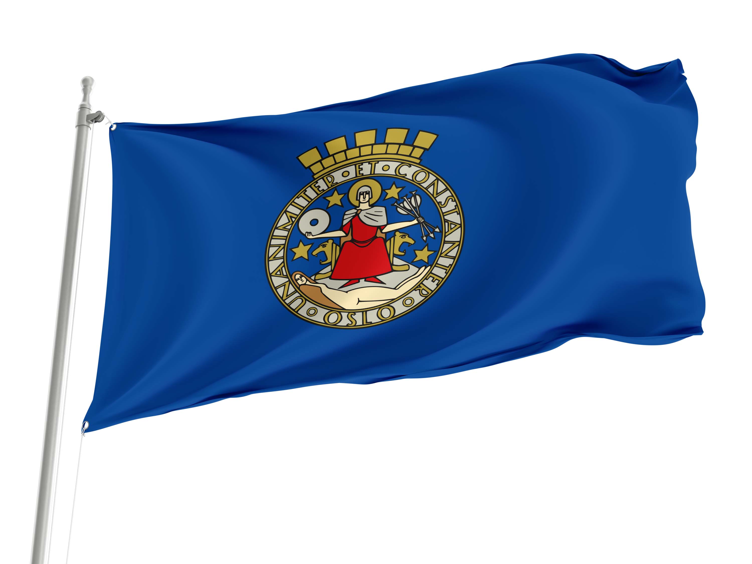 Oslo Flag for Indoor & Outdoor Use