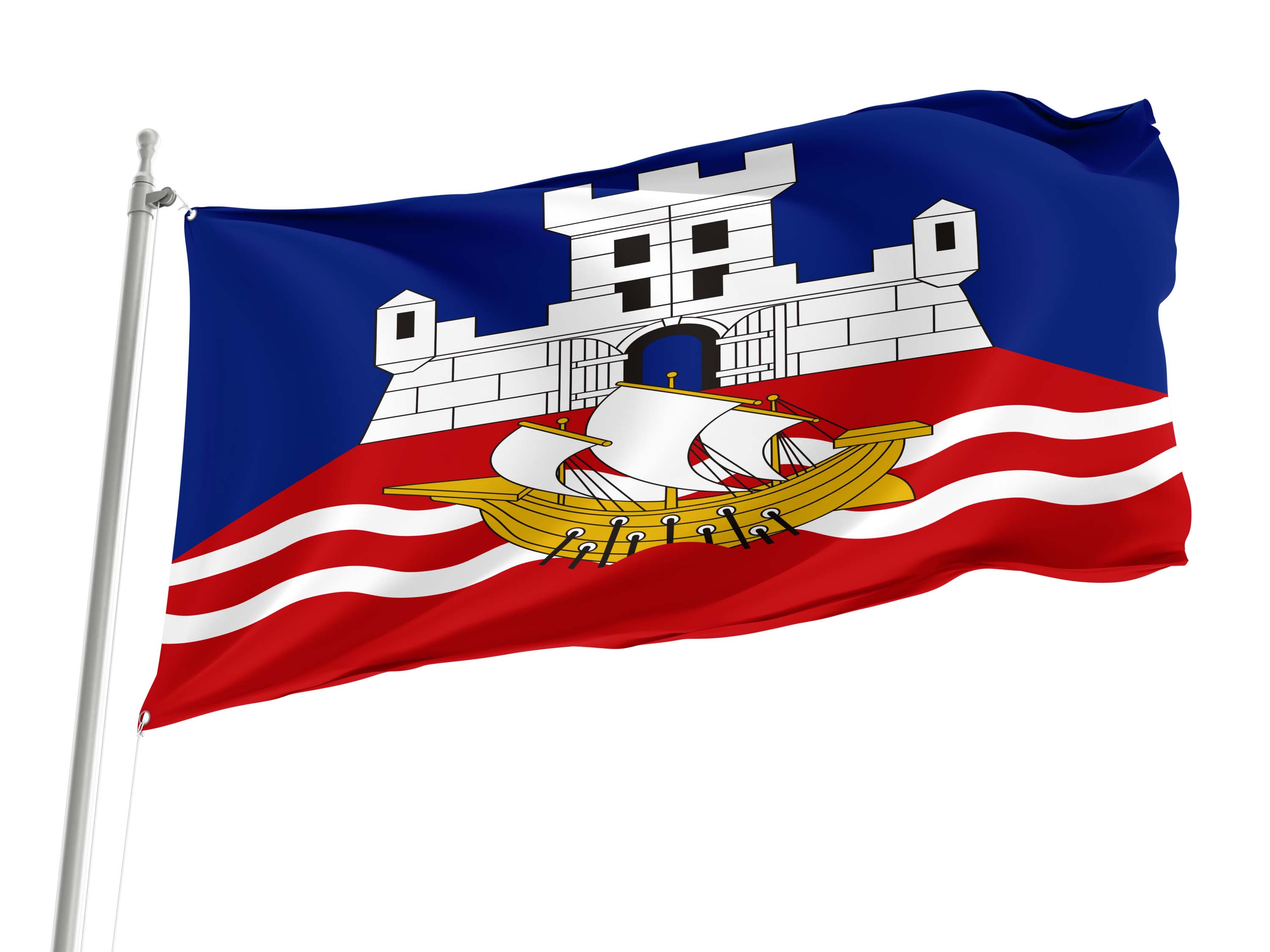 Belgrade Flag for Indoor & Outdoor Use