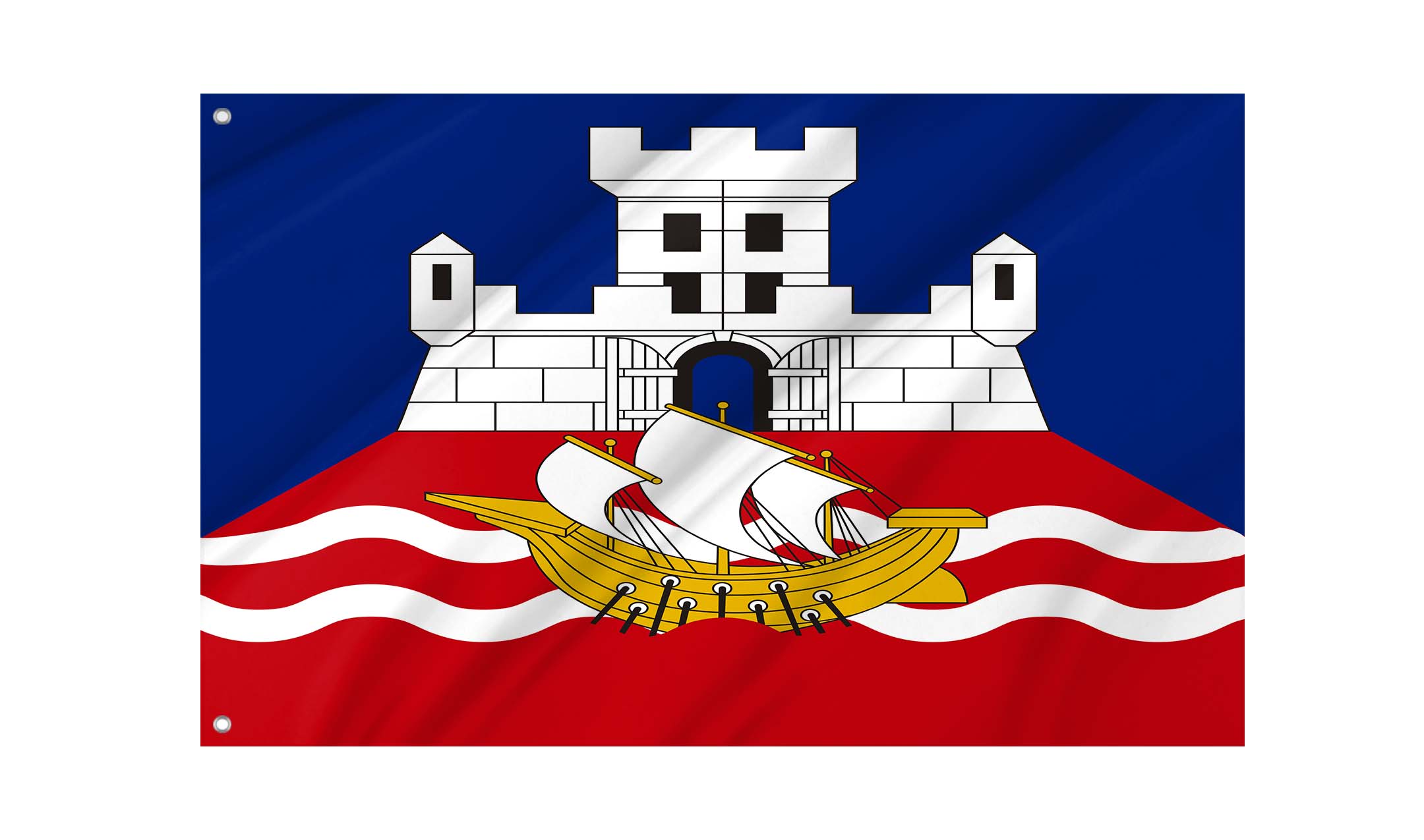 Belgrade Flag for Indoor & Outdoor Use