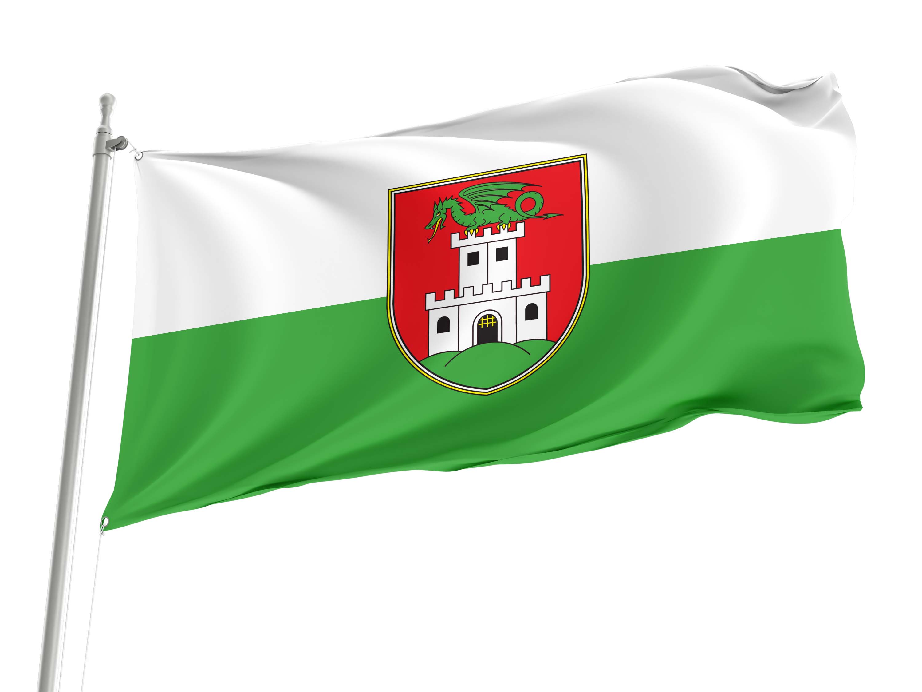 Ljubljana Flag for Indoor & Outdoor Use