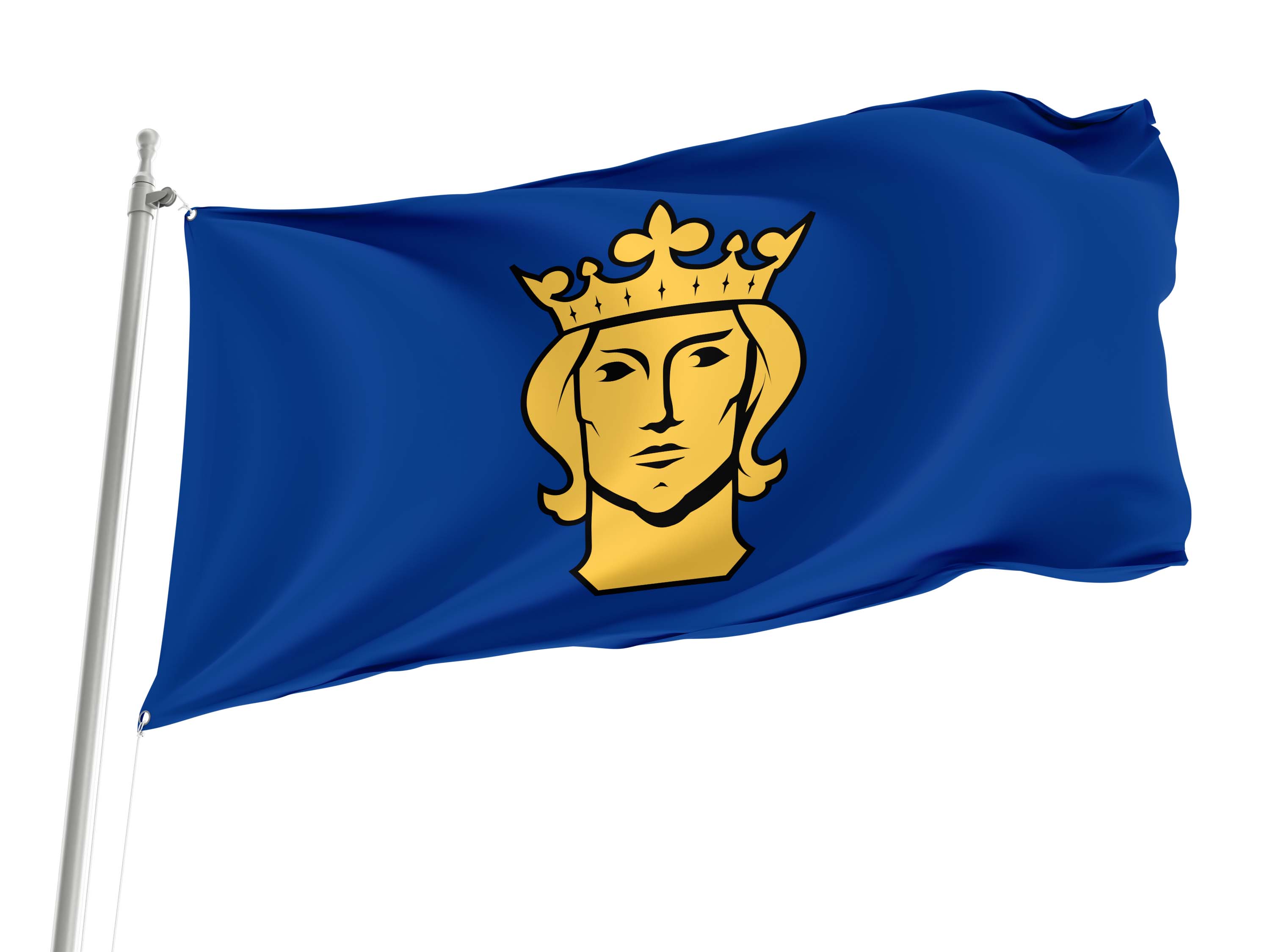 Stockholm Flag for Indoor & Outdoor Use