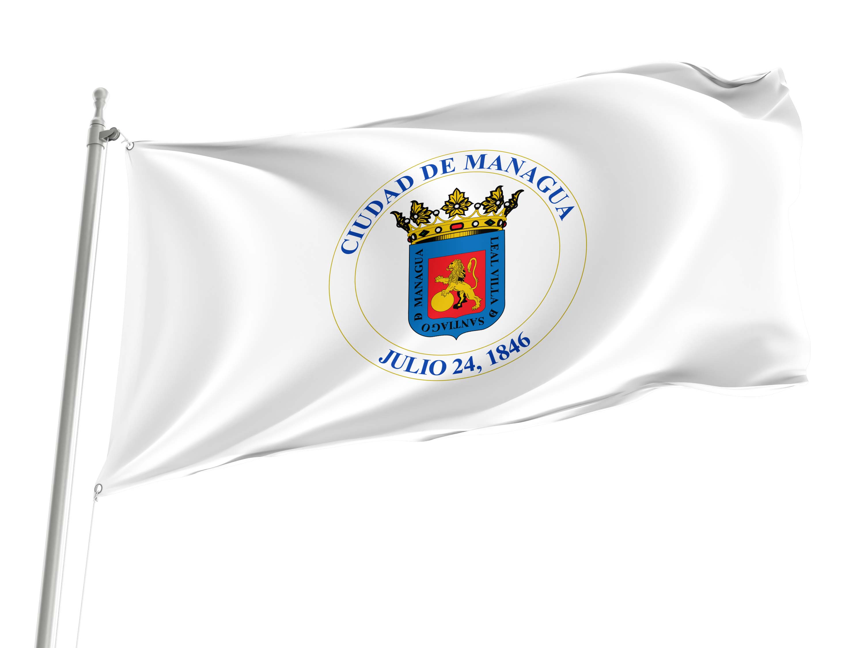 Managua Flag for Indoor & Outdoor Use