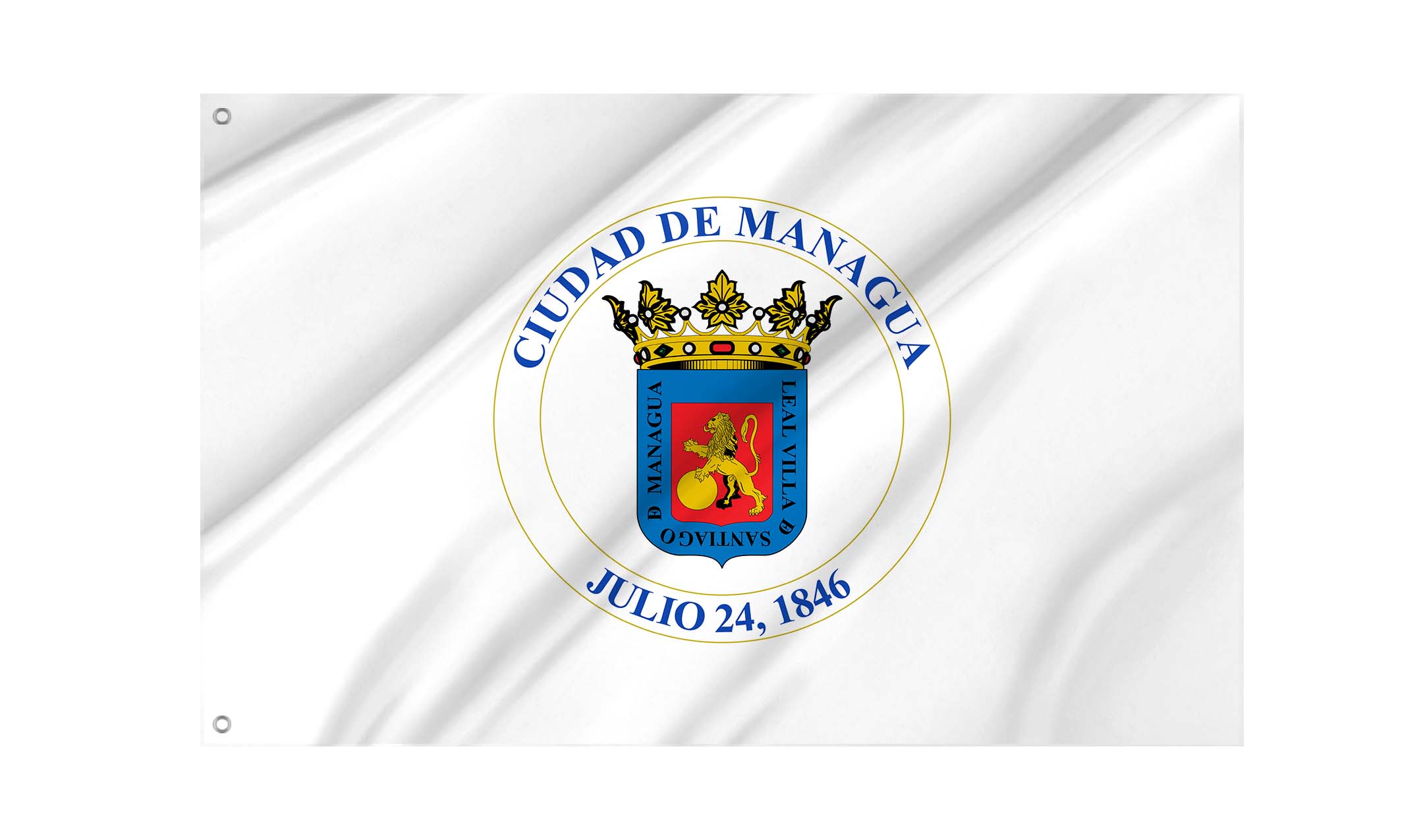 Managua Flag for Indoor & Outdoor Use