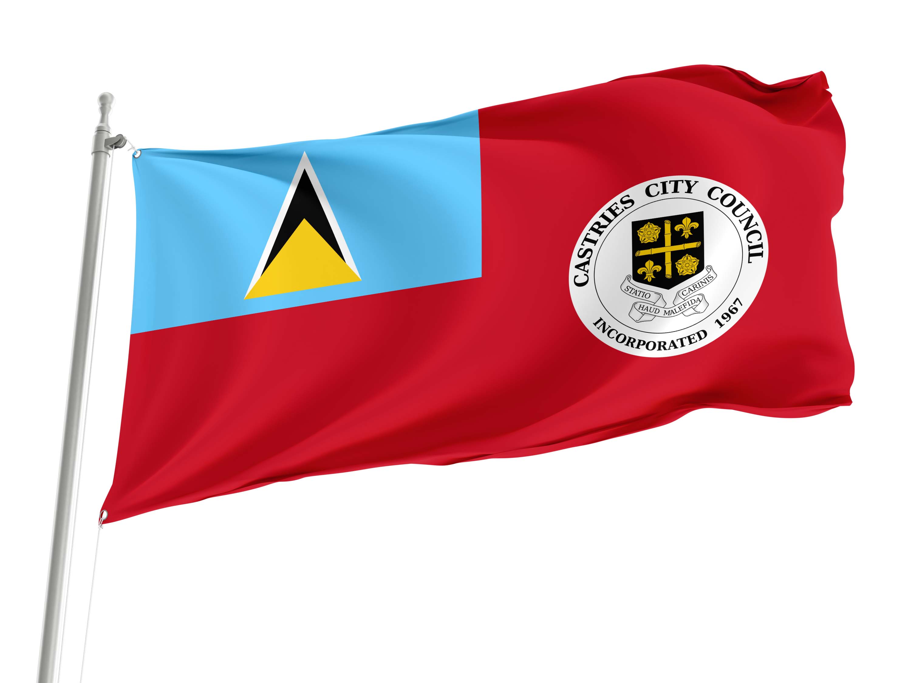 Castries Flag for Indoor & Outdoor Use