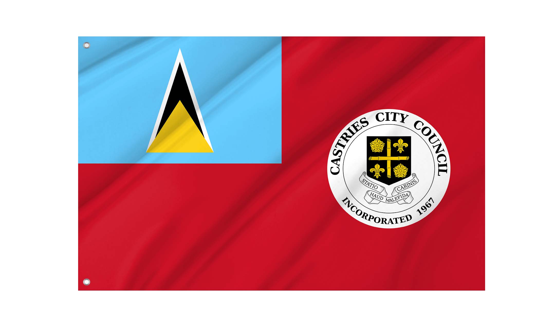 Castries Flag for Indoor & Outdoor Use