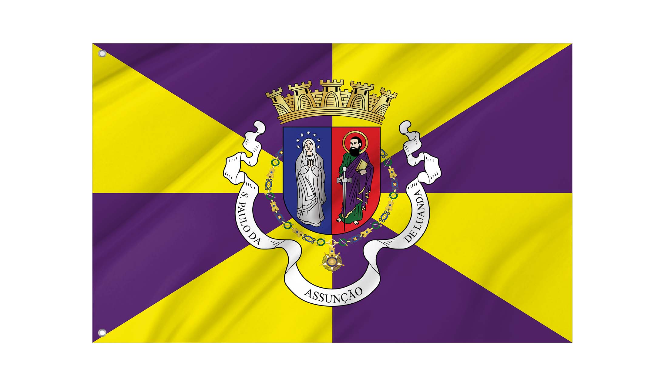 Luanda Flag for Indoor & Outdoor Use